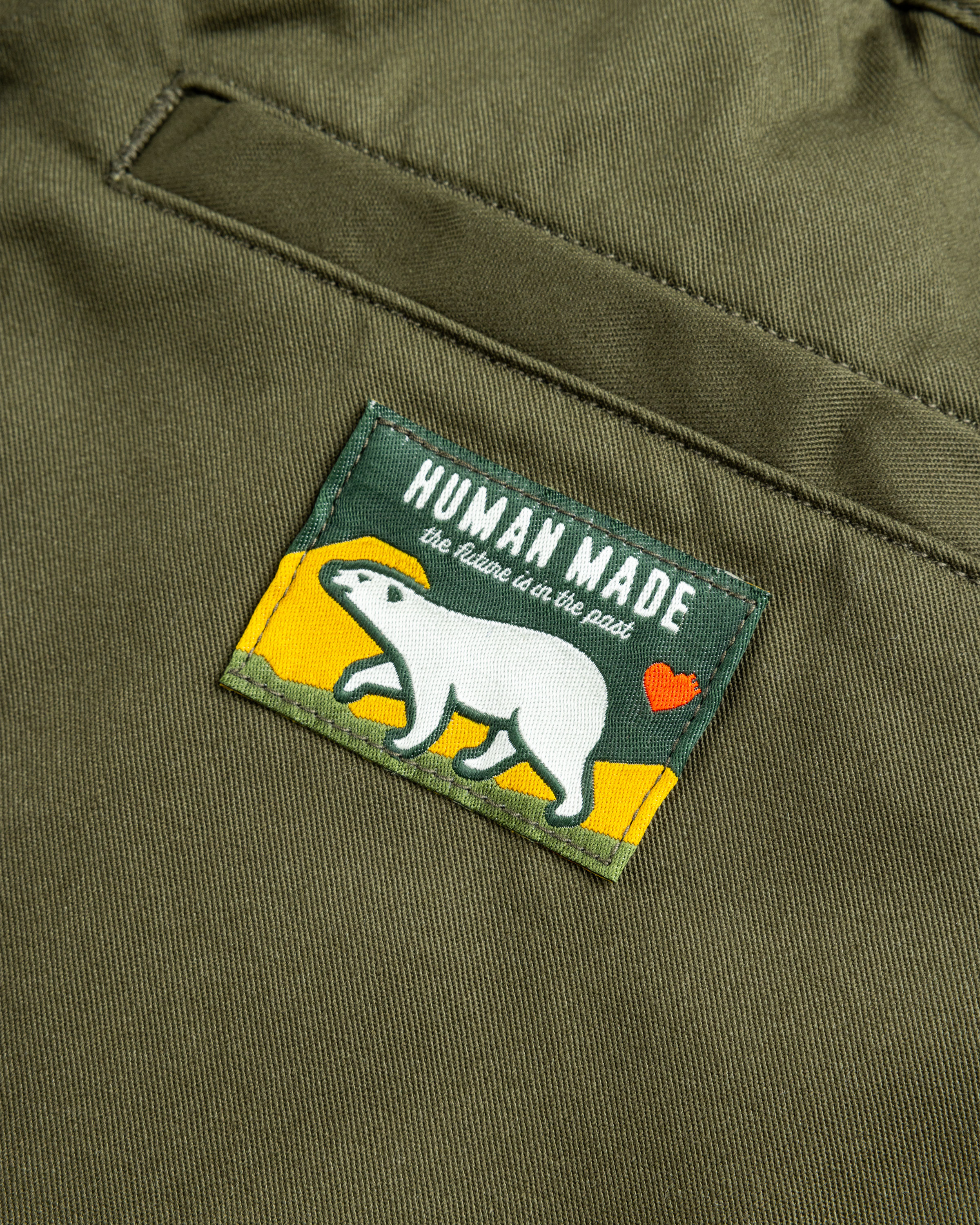 Human Made – Easy Pants Olive Drab - Trousers - Green - Image 5