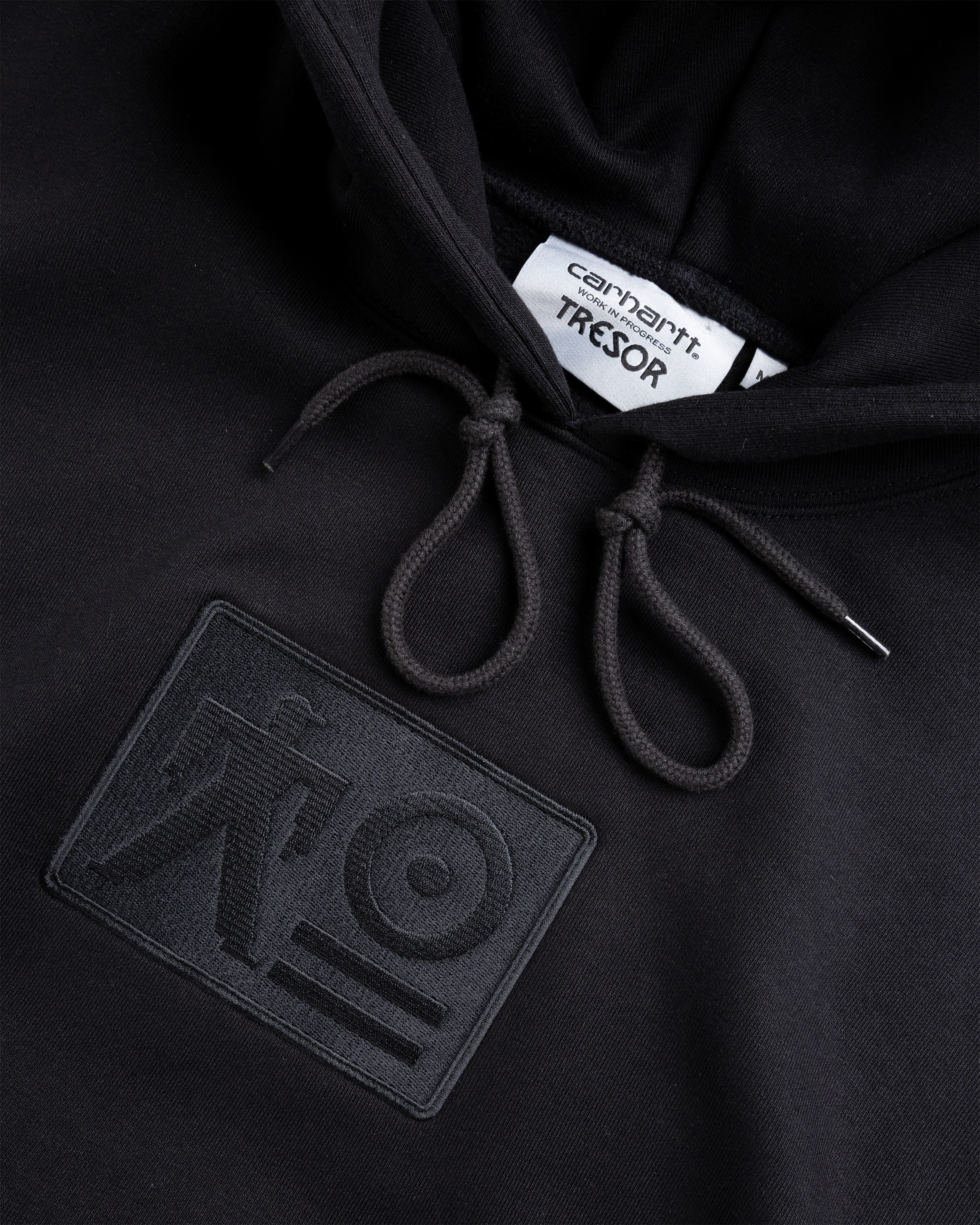 Carhartt WIP x Tresor – Basement Hooded Sweatshirt Black/Grey - Sweats - Black - Image 6