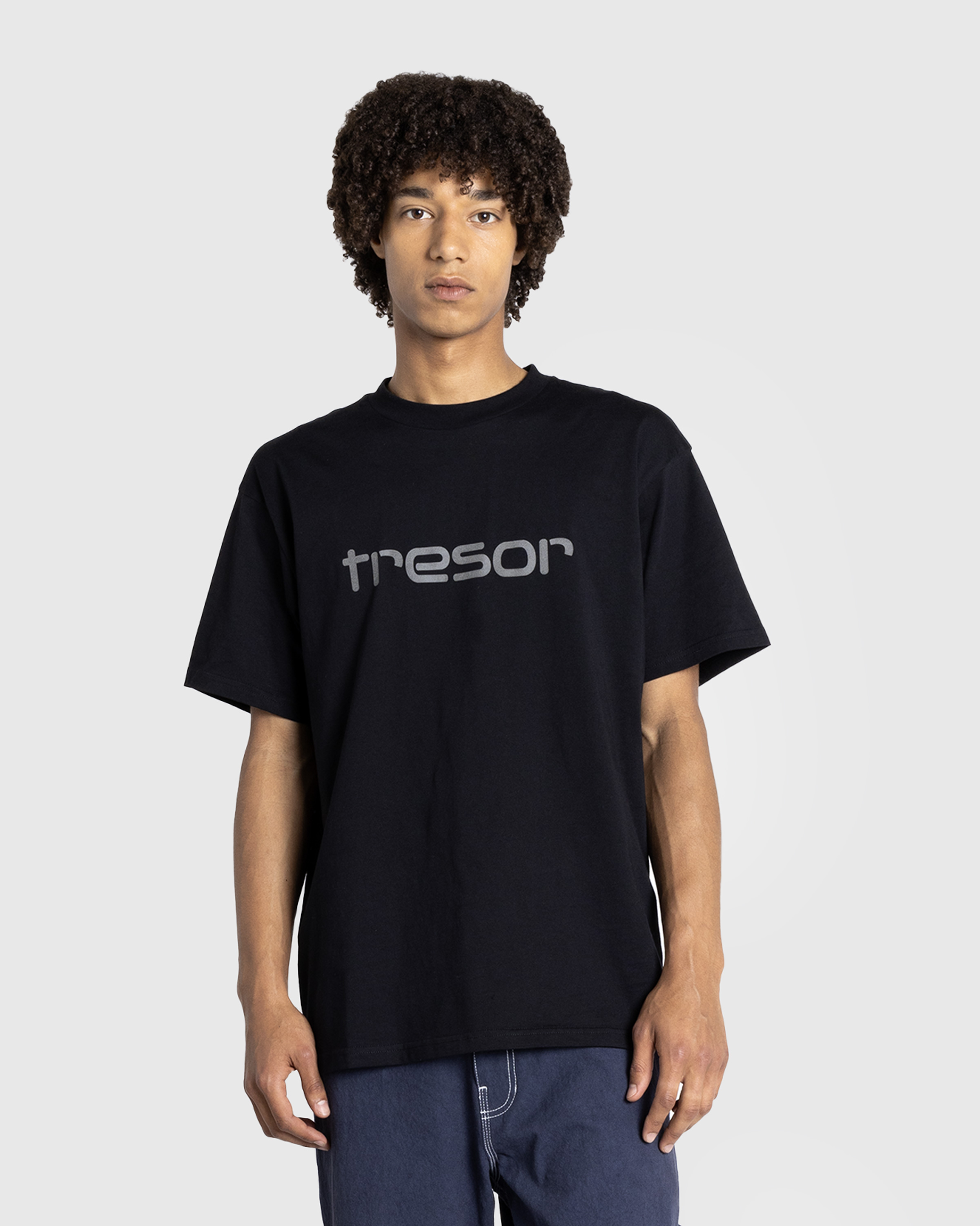 Carhartt WIP x Tresor – Techno Alliance S/S T-Shirt Black/Dark Grey Reflective - Tops - Black - Image 2