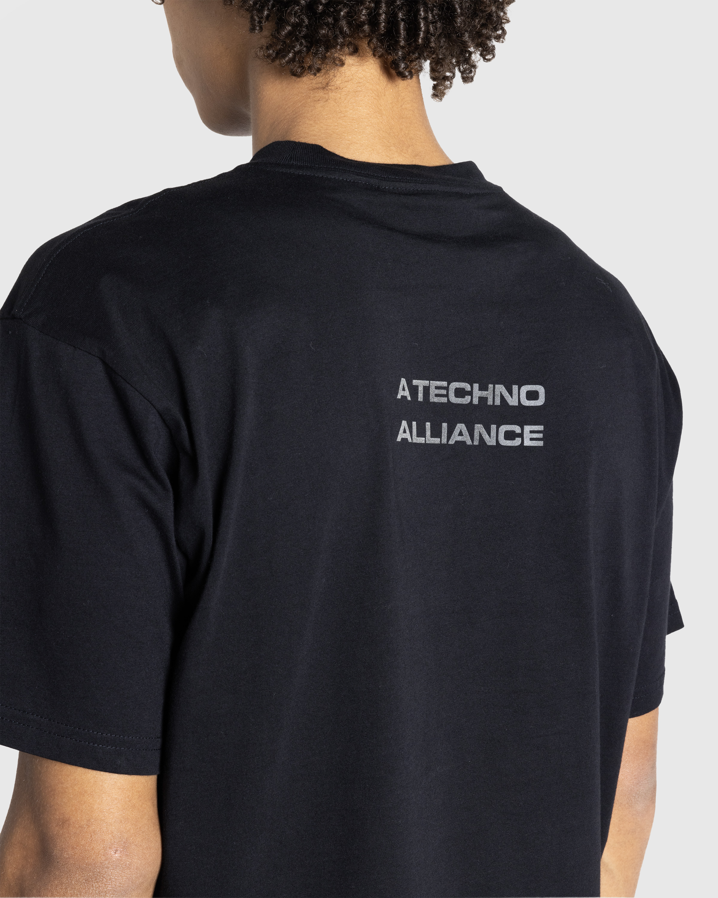 Carhartt WIP x Tresor – Techno Alliance S/S T-Shirt Black/Dark Grey Reflective - Tops - Black - Image 5