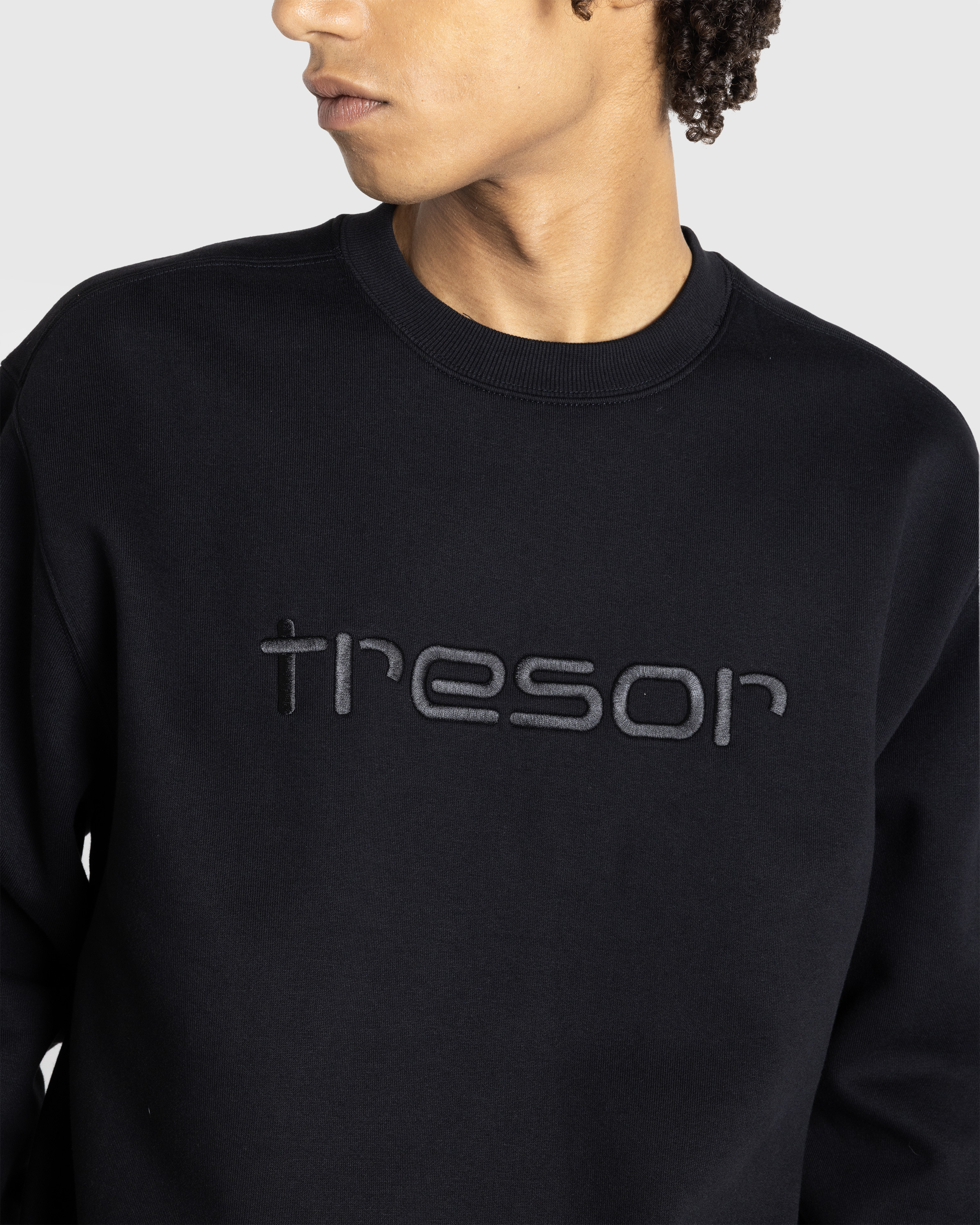 Carhartt WIP x Tresor – Techno Alliance Sweatshirt Black/Grey - Knitwear - Black - Image 5