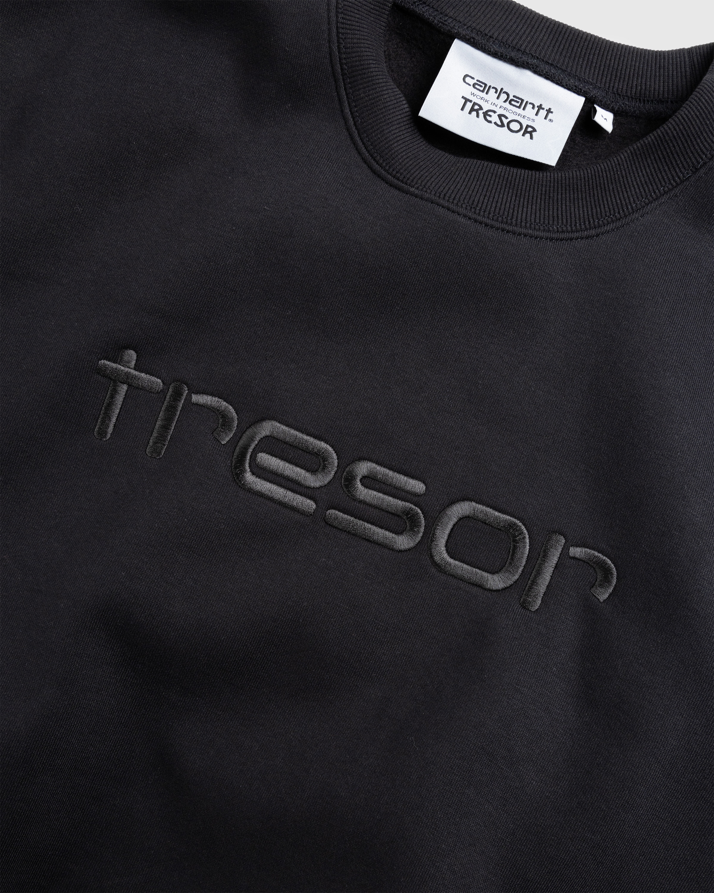 Carhartt WIP x Tresor – Techno Alliance Sweatshirt Black/Grey - Knitwear - Black - Image 6