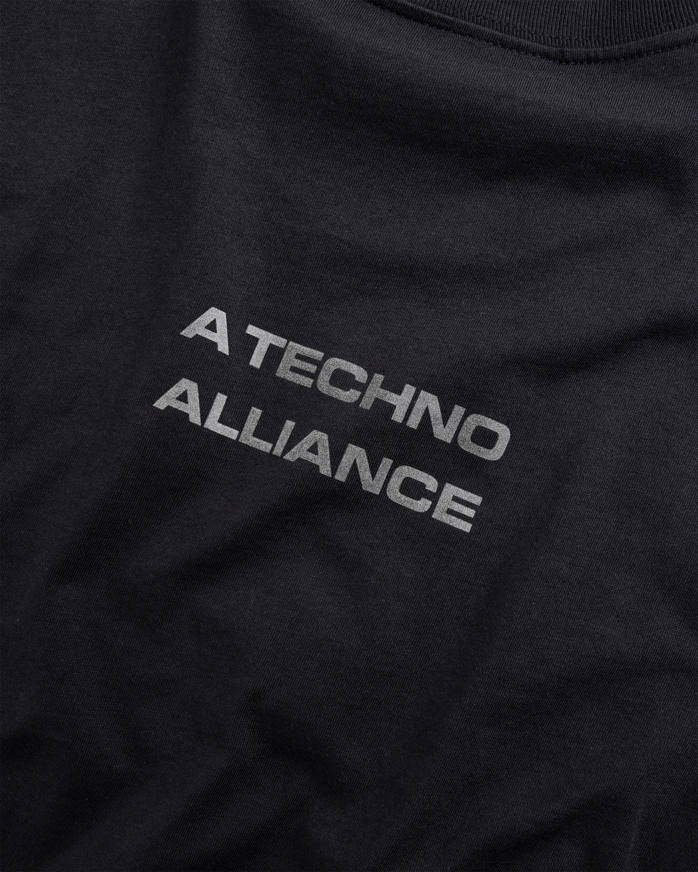 Carhartt WIP x Tresor – Techno Alliance S/S T-Shirt Black/Dark Grey Reflective - Tops - Black - Image 7