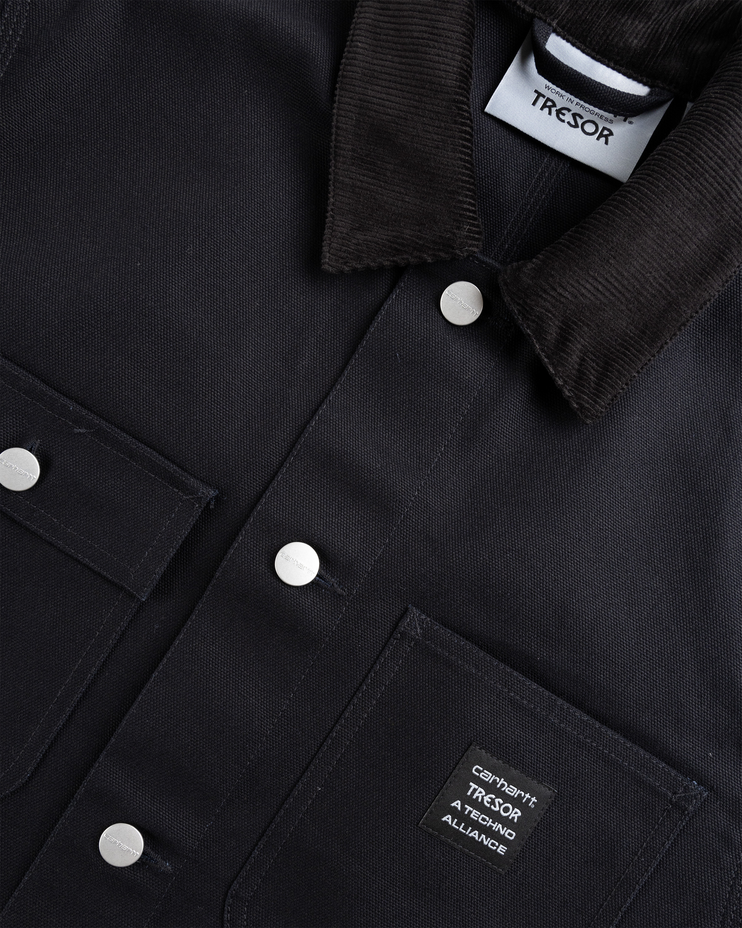 Carhartt WIP x Tresor – Way Of The Light Michigan Coat Black/Dark Grey Reflective - Outerwear - Black - Image 6
