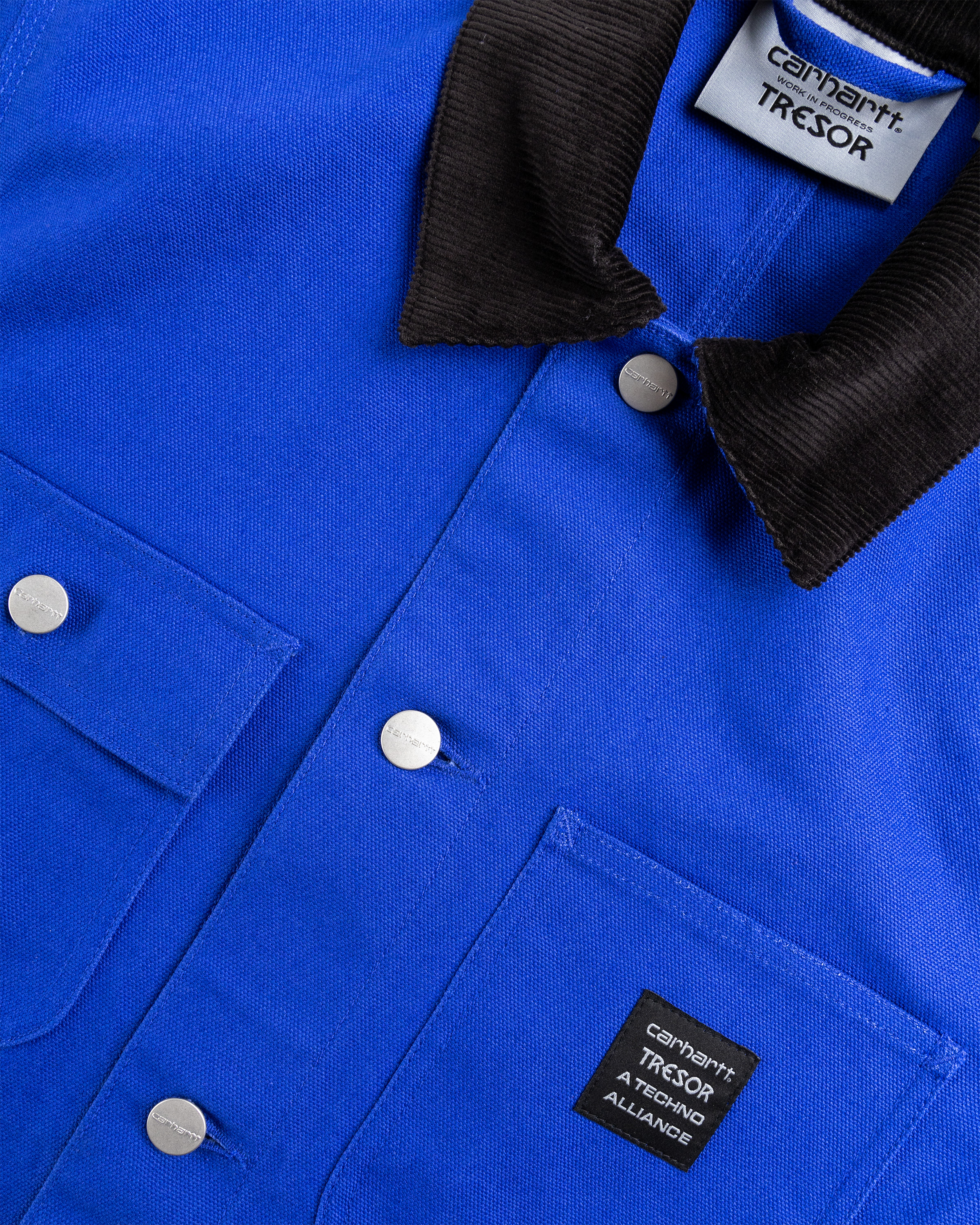 Carhartt WIP x Tresor – Way Of The Light Michigan Coat Lazurite/Dark Grey Reflective - Outerwear - Blue - Image 6