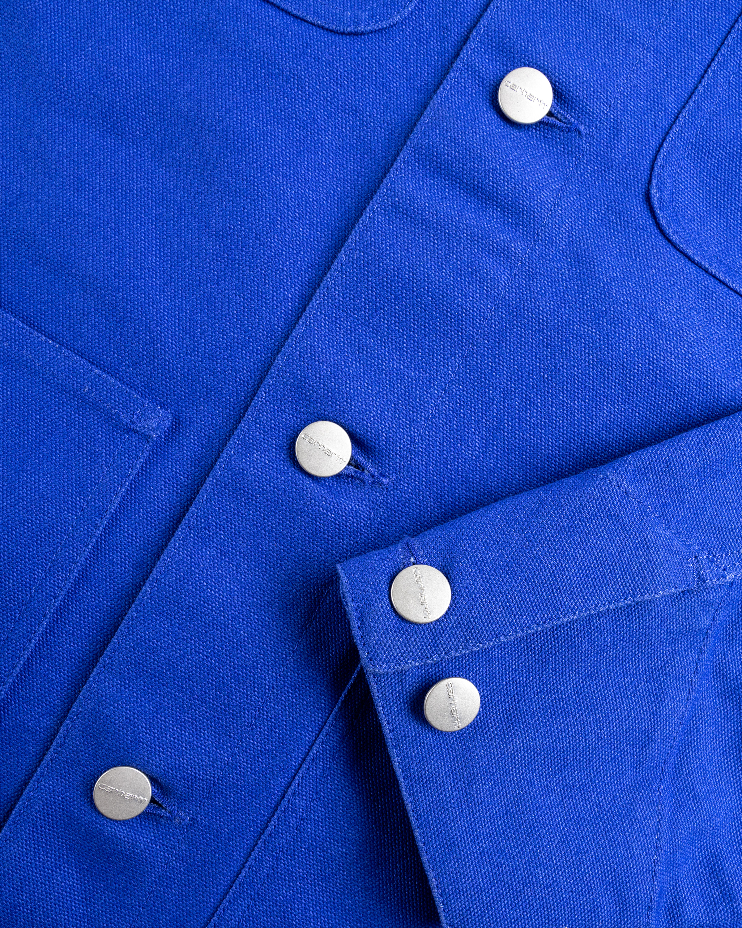 Carhartt WIP x Tresor – Way Of The Light Michigan Coat Lazurite/Dark Grey Reflective - Outerwear - Blue - Image 7