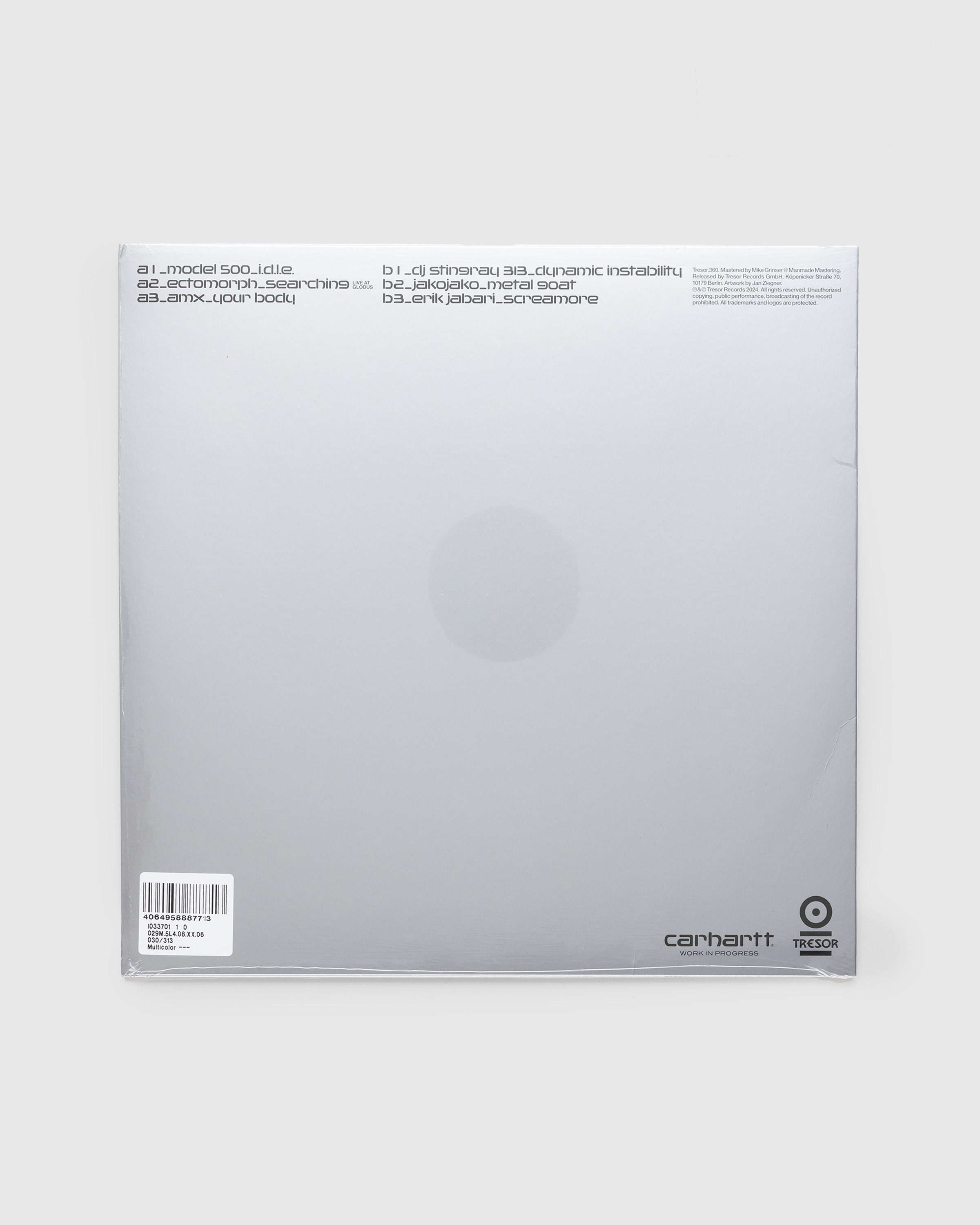 Carhartt WIP x Tresor – Vinyl 030/313 Multi - Lifestyle - Multi - Image 1