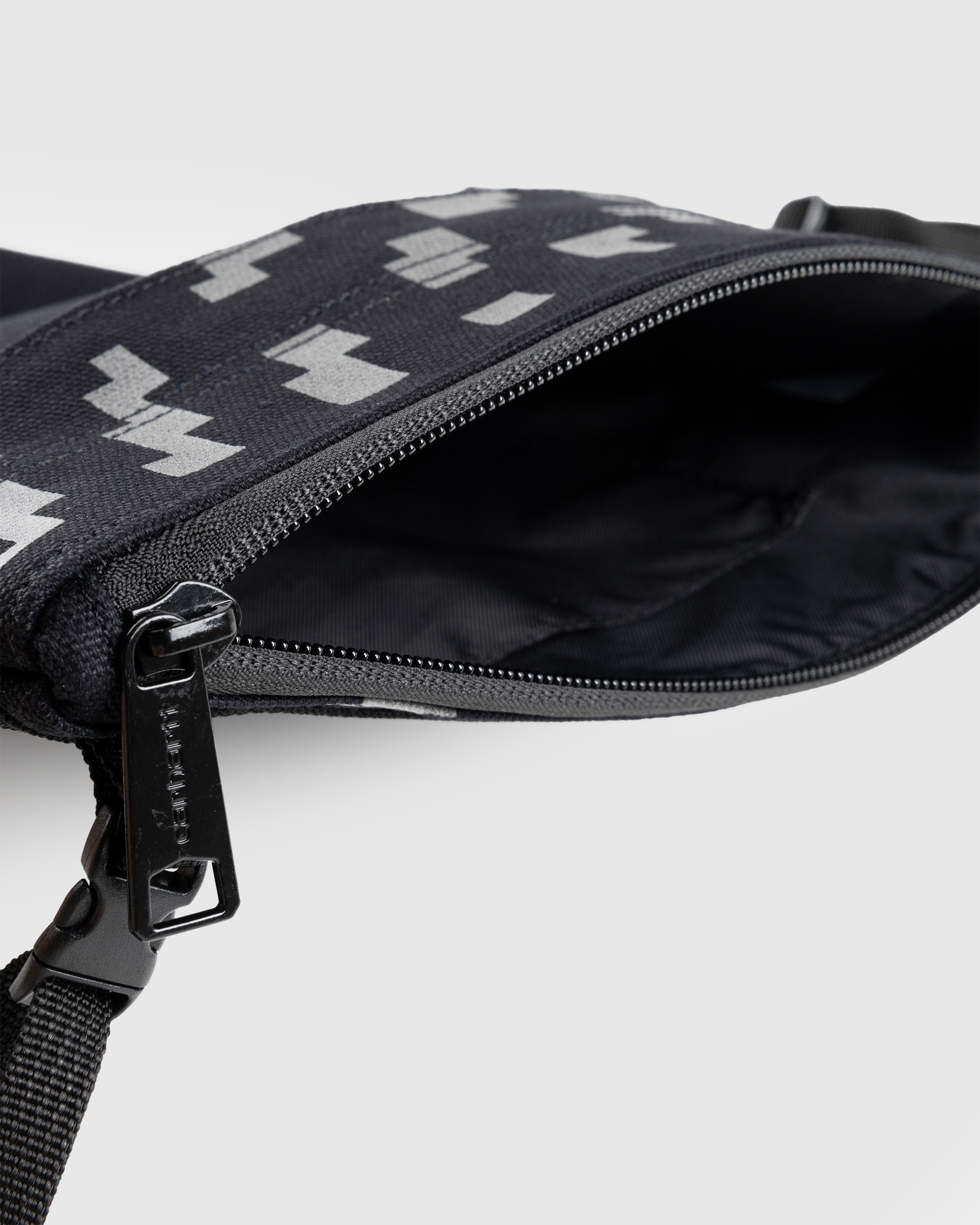 Carhartt WIP x Tresor – Way Of The Light Strap Bag Black/Dark Grey Reflective - Bags - Black - Image 6