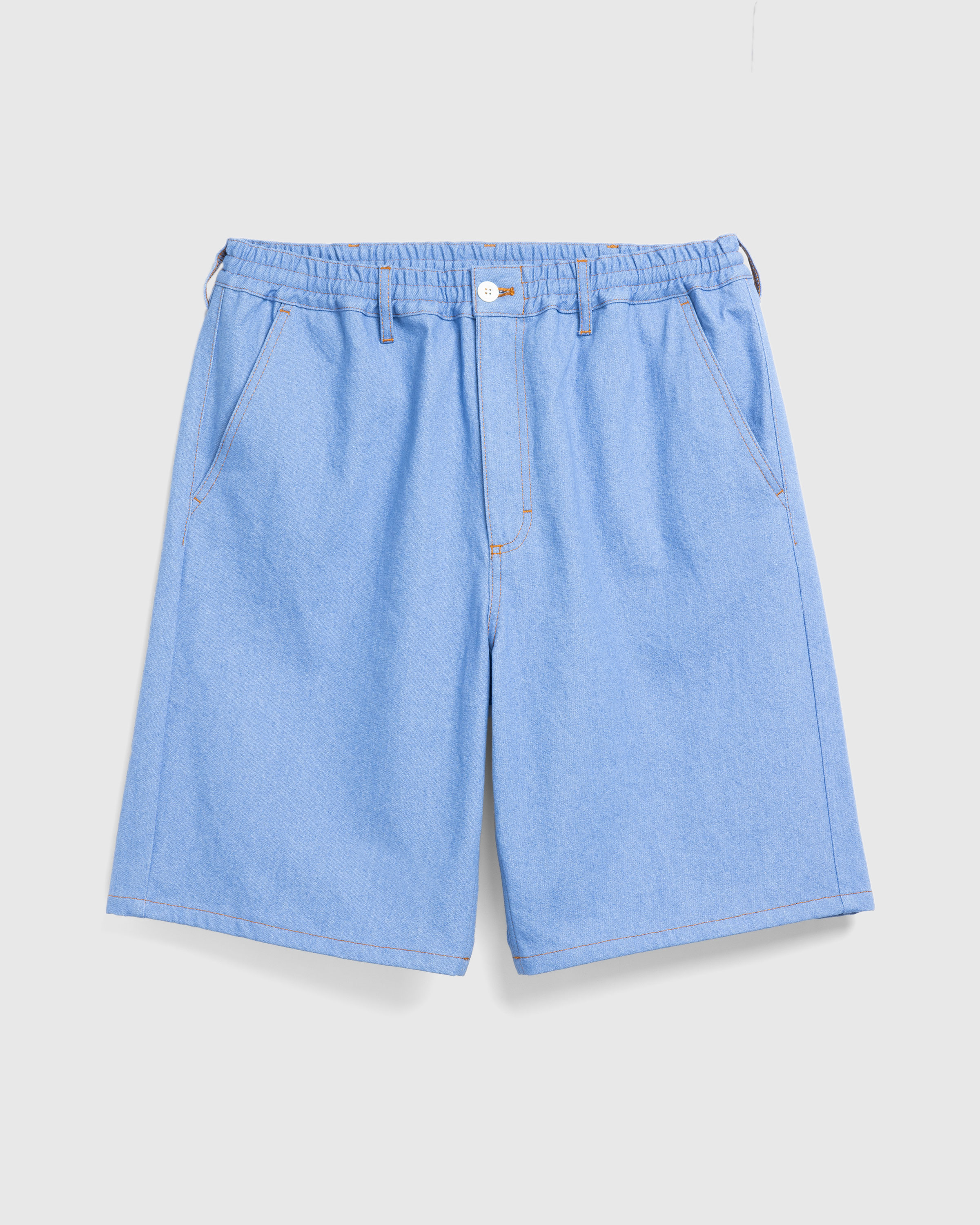 Marni – Cotton Shorts Azure - Trousers - Blue - Image 1
