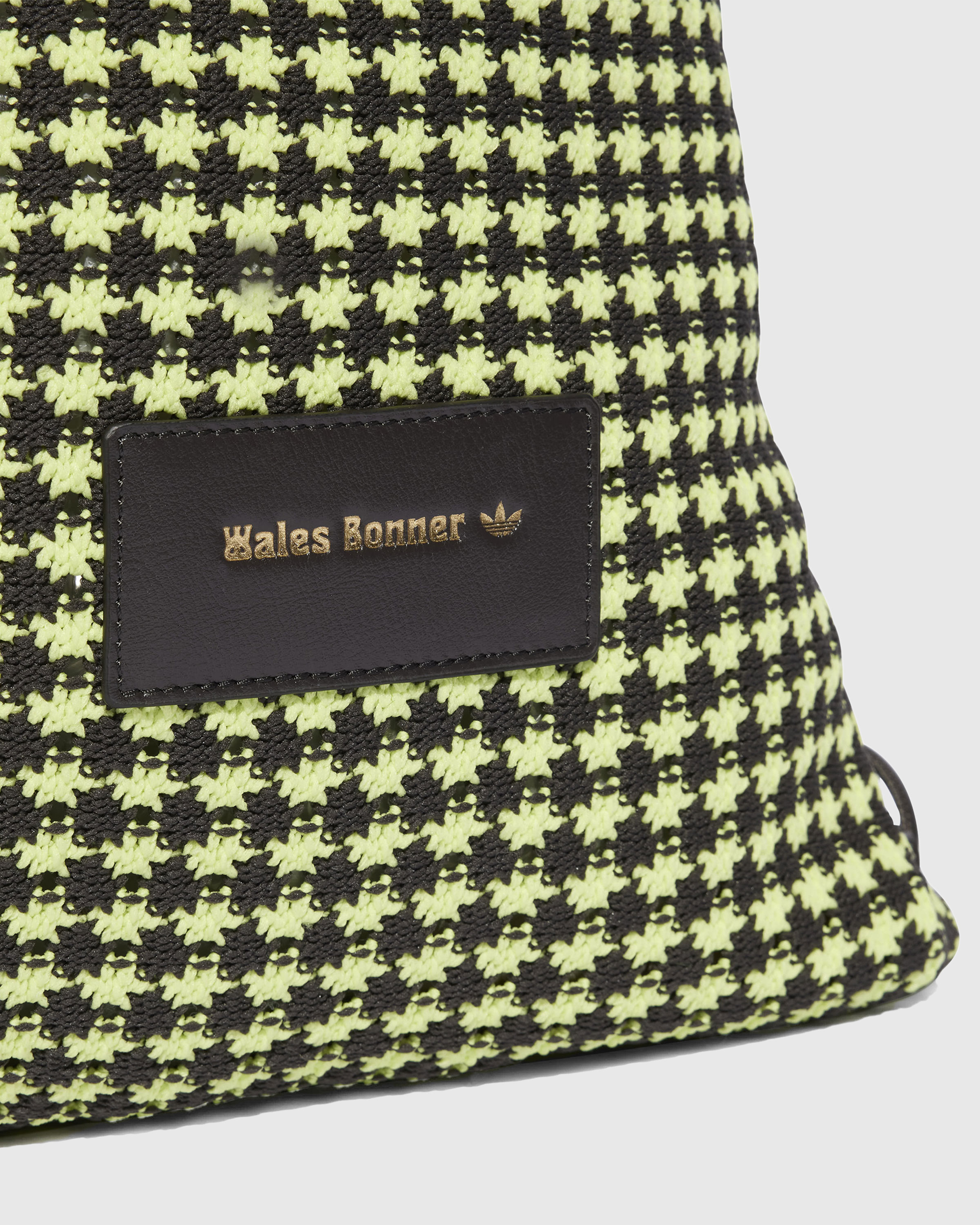 Adidas x Wales Bonner – Crochet Bag Semi Frozen Yellow/Night Brown - Shoulder Bags - Yellow - Image 4