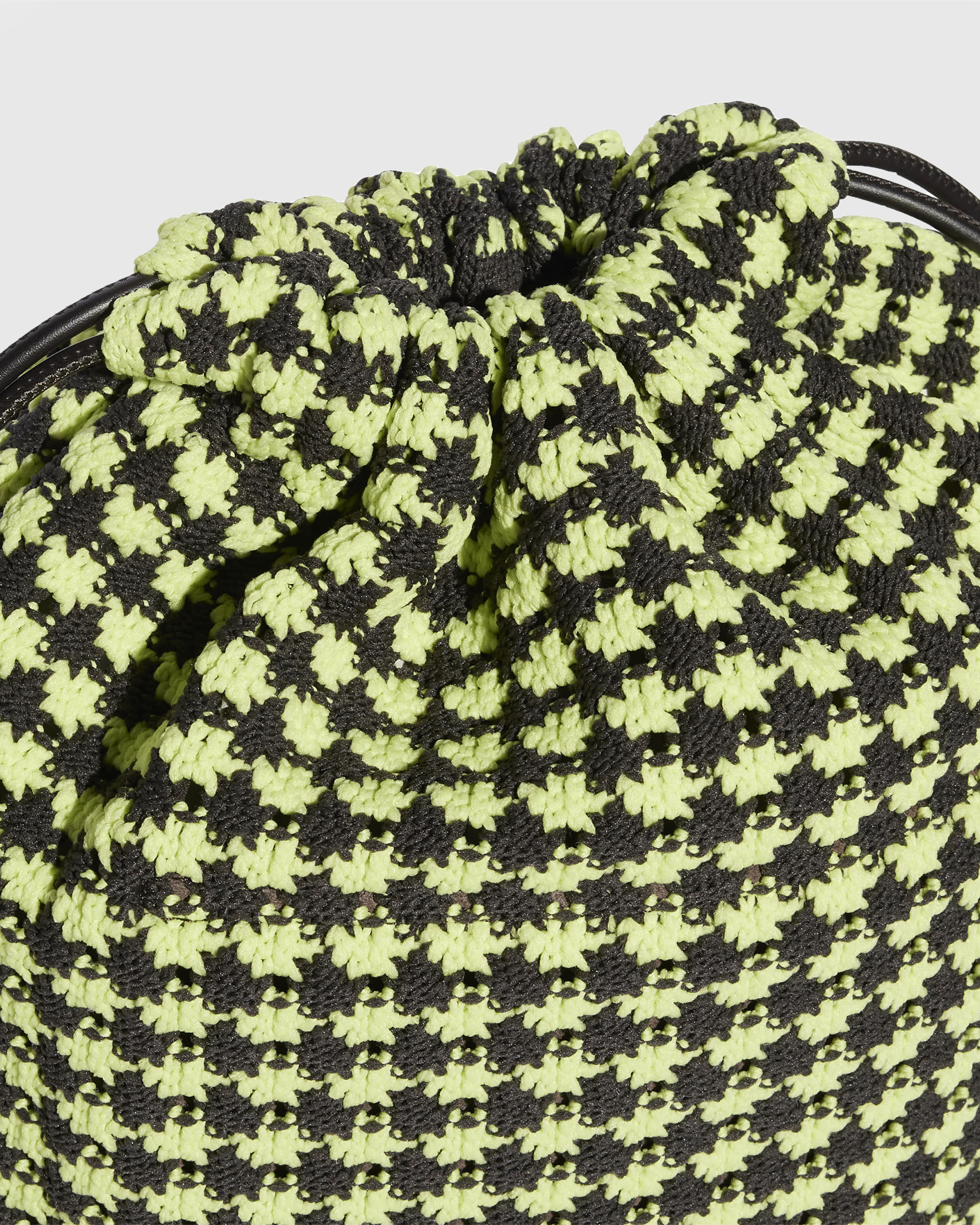 Adidas x Wales Bonner – Crochet Bag Semi Frozen Yellow/Night Brown - Shoulder Bags - Yellow - Image 5