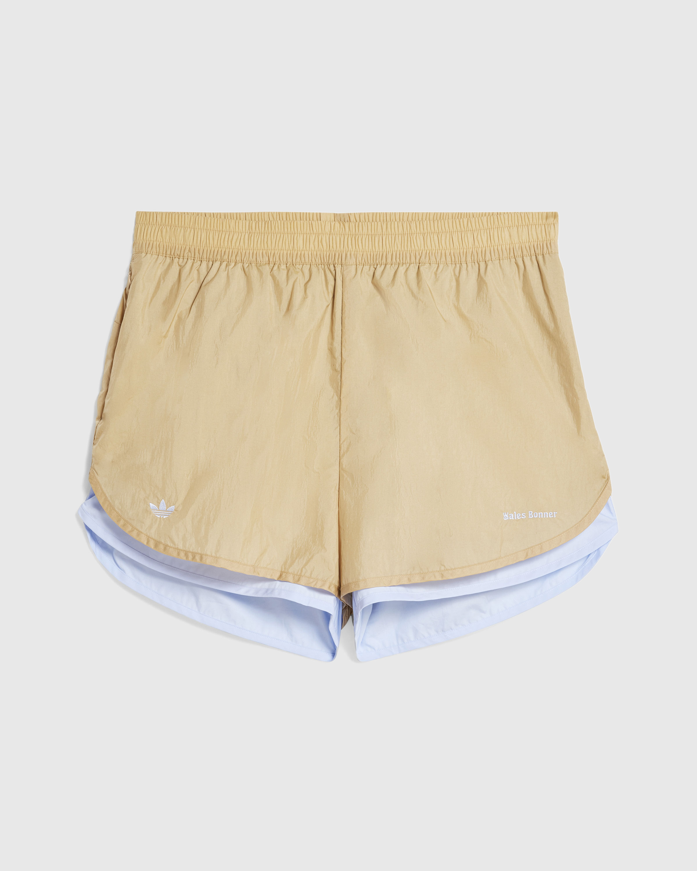 Adidas x Wales Bonner – Nylon Shorts Beige - Active Shorts - Beige - Image 1
