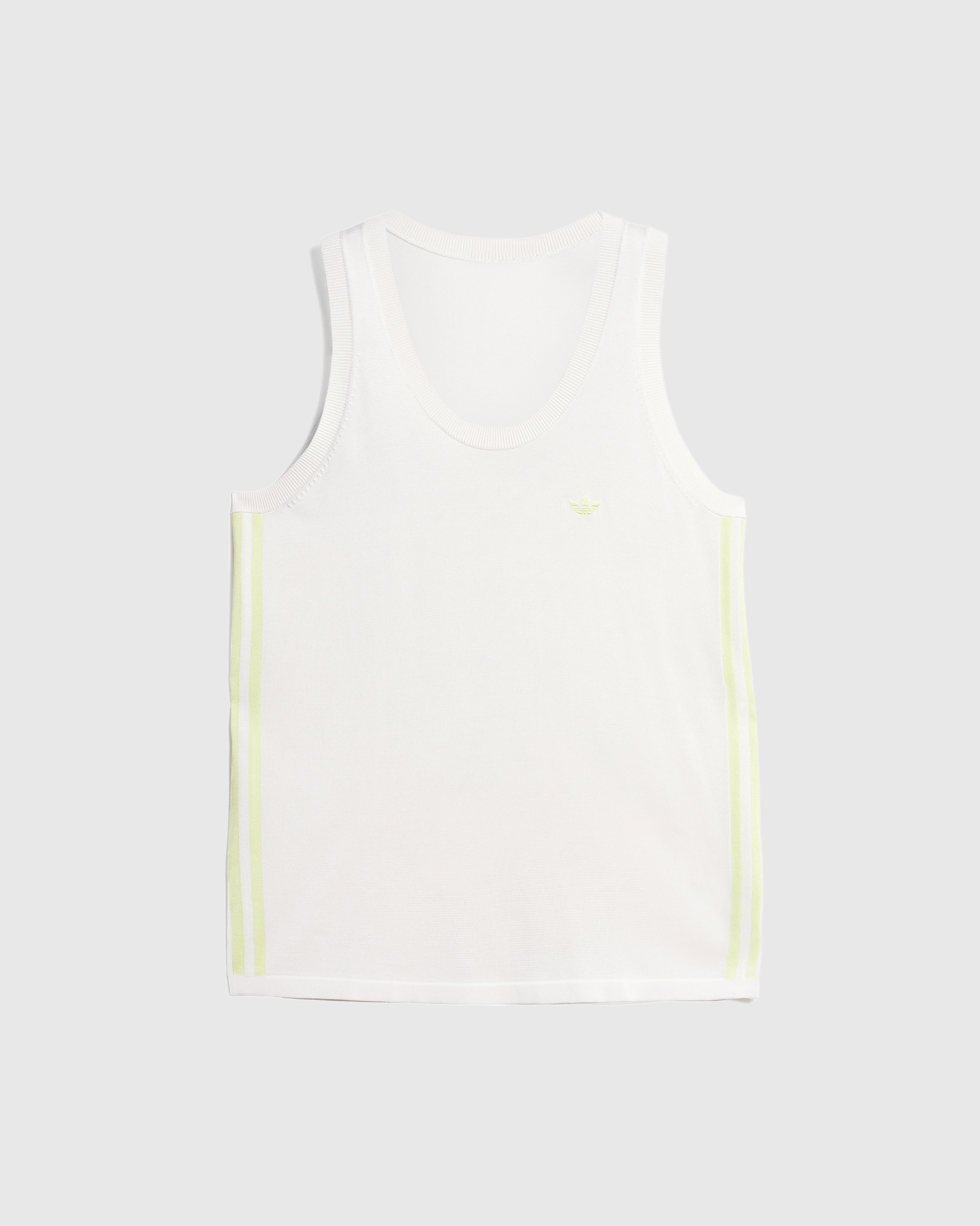 Adidas x Wales Bonner – Knit Vest Chalk White/Semi Frozen Yellow - Tank Tops - White - Image 1