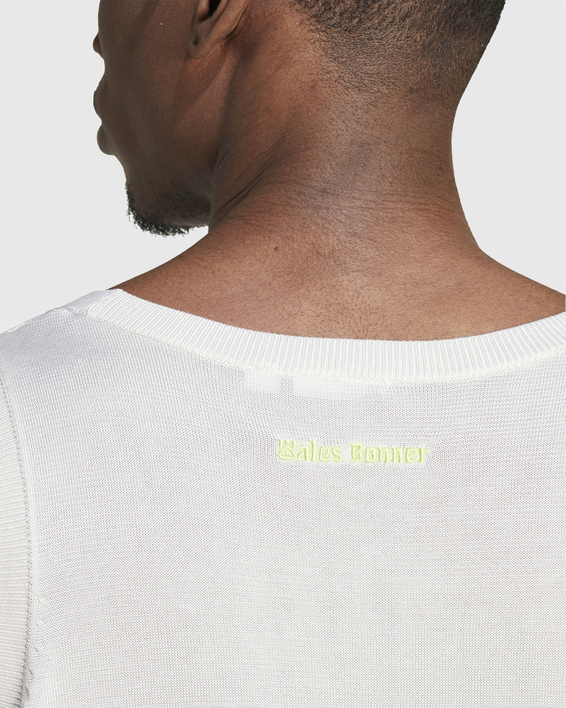 Adidas x Wales Bonner – Knit Vest Chalk White/Semi Frozen Yellow - Tank Tops - White - Image 6