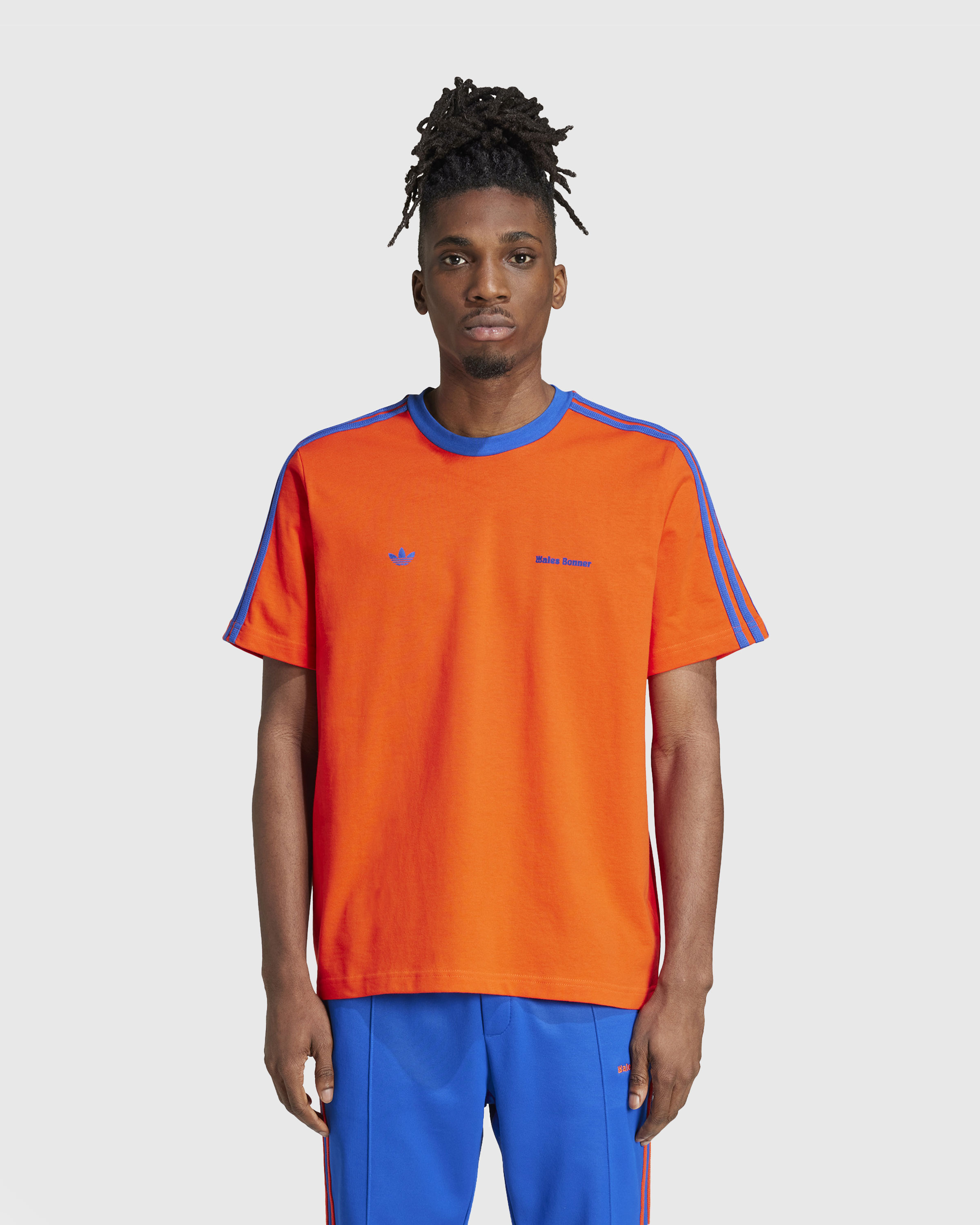 Adidas x Wales Bonner – Short-Sleeve Tee Bold Orange/Team Royal Blue - T-Shirts - Orange - Image 2