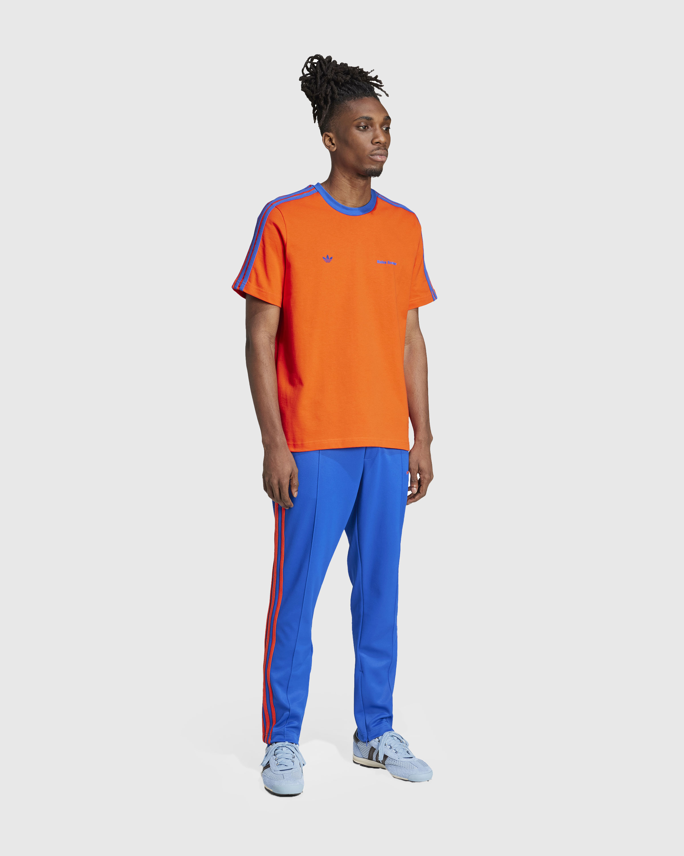 Adidas x Wales Bonner – Short-Sleeve Tee Bold Orange/Team Royal Blue - T-Shirts - Orange - Image 3