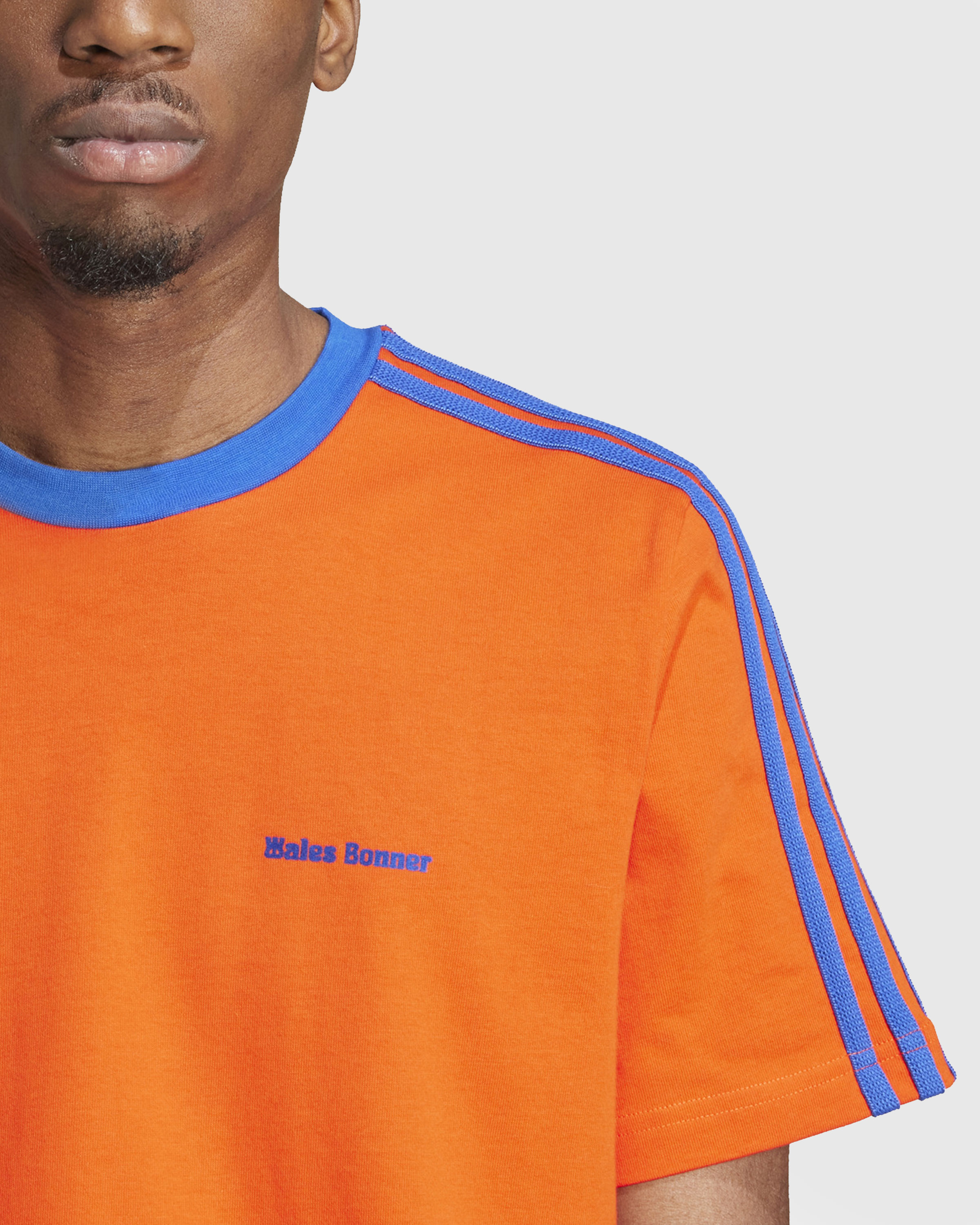 Adidas x Wales Bonner – Short-Sleeve Tee Bold Orange/Team Royal Blue - T-Shirts - Orange - Image 6
