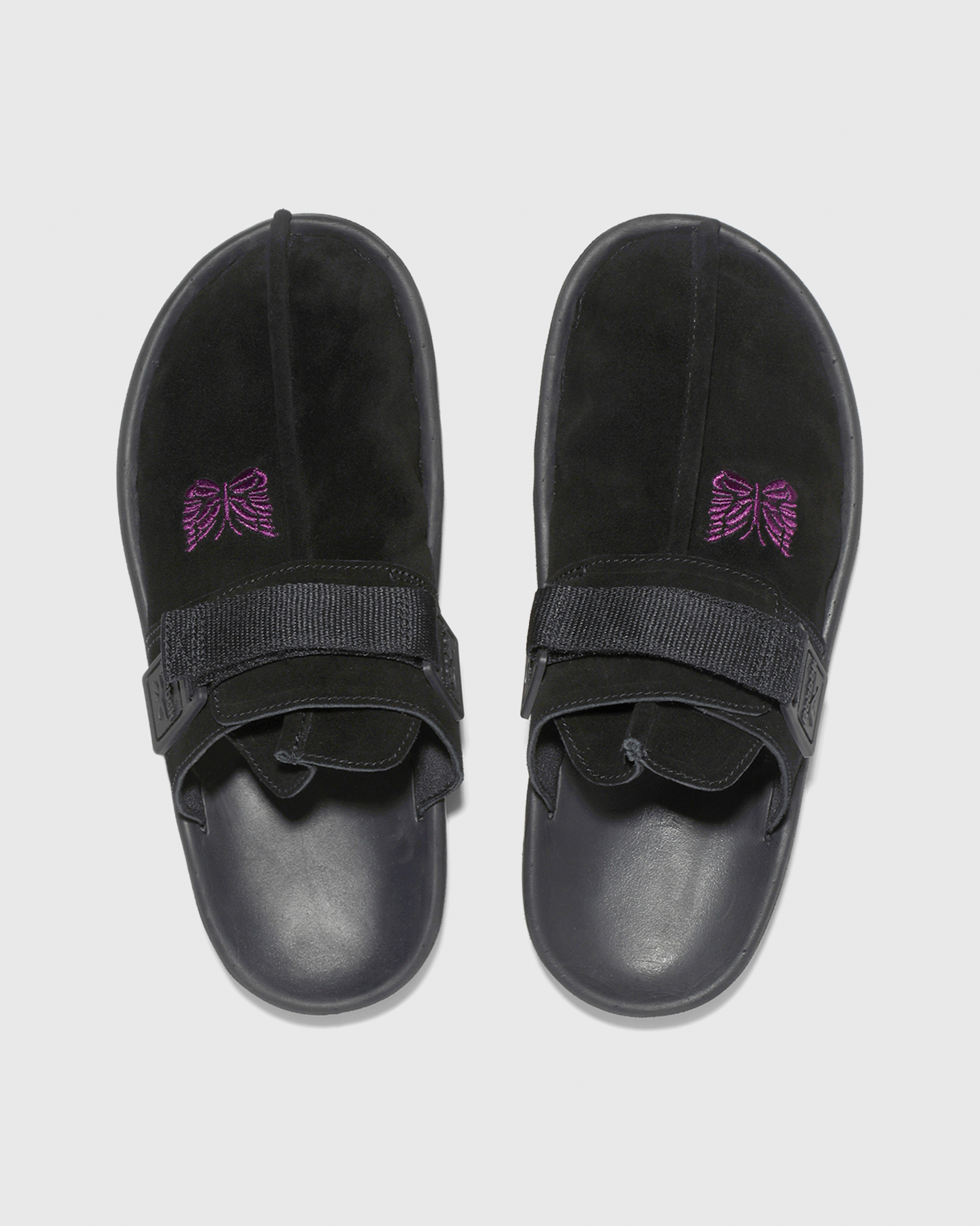 Needles x Reebok – Beatnik Slides Core Black/Extreme Purple/Core Black - Sneakers - Black - Image 3