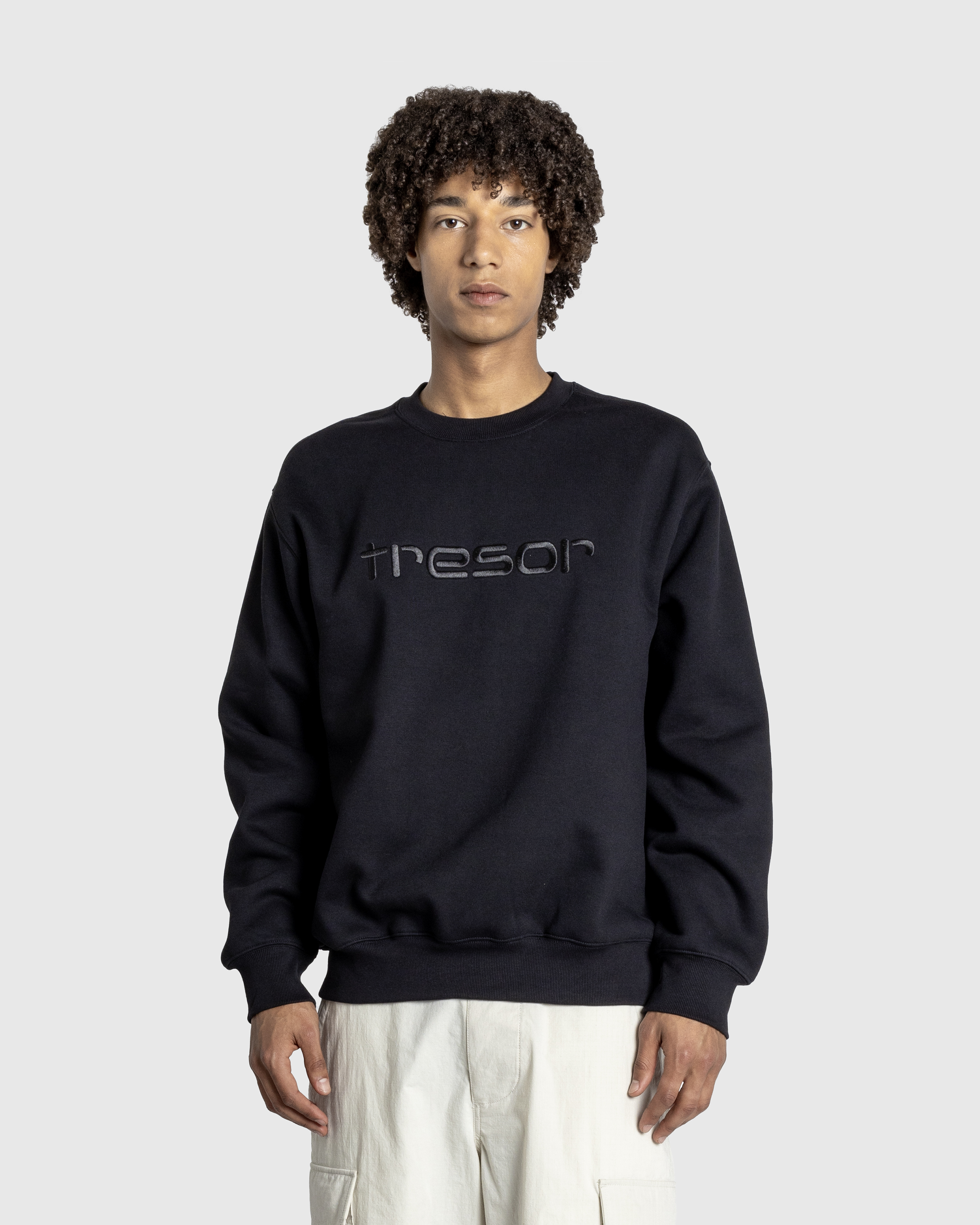 Carhartt WIP x Tresor – Techno Alliance Sweatshirt Black/Grey - Knitwear - Black - Image 2
