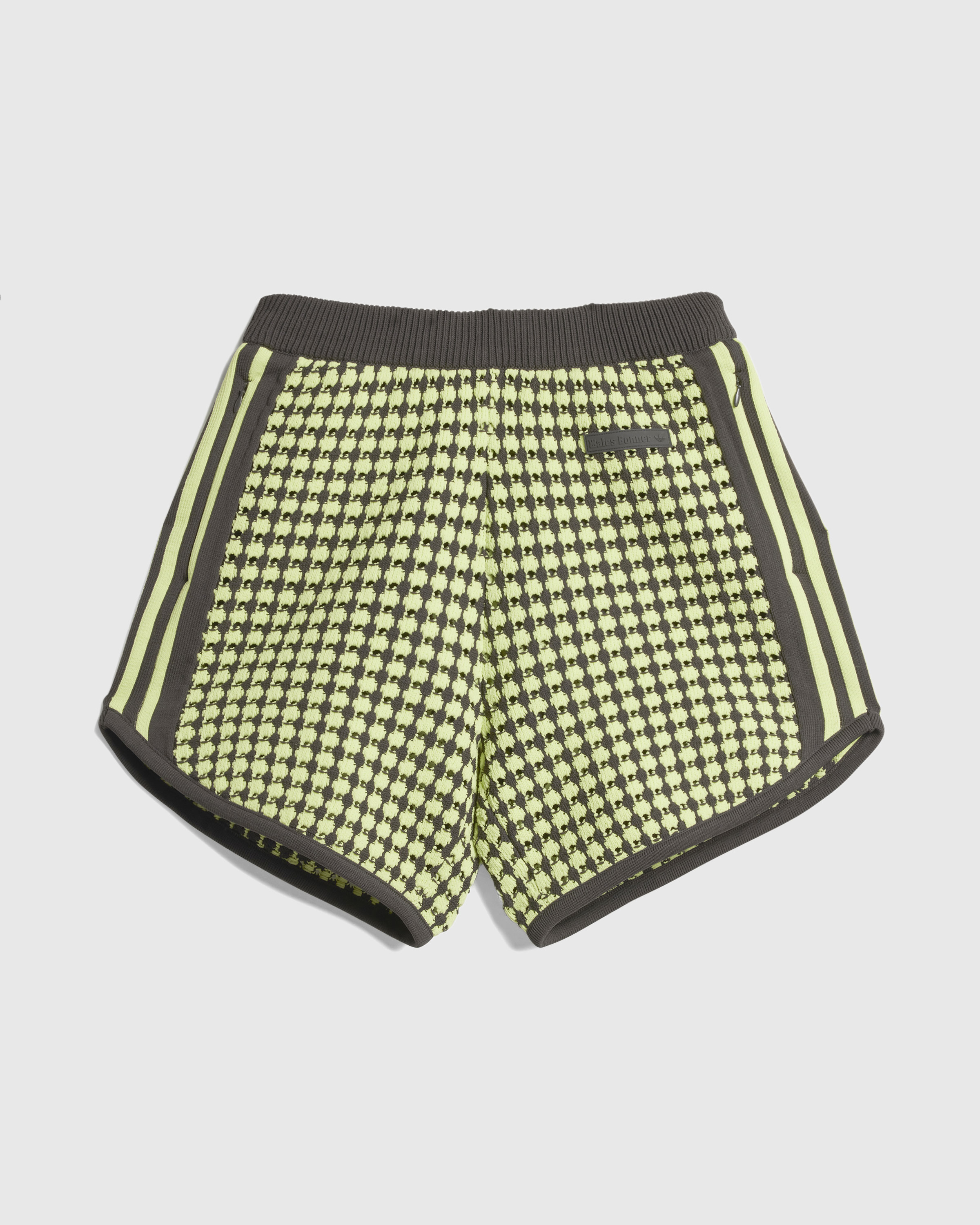 Adidas x Wales Bonner – Knit Shorts Semi Frozen Yellow/Night Brown - Short Cuts - Yellow - Image 1