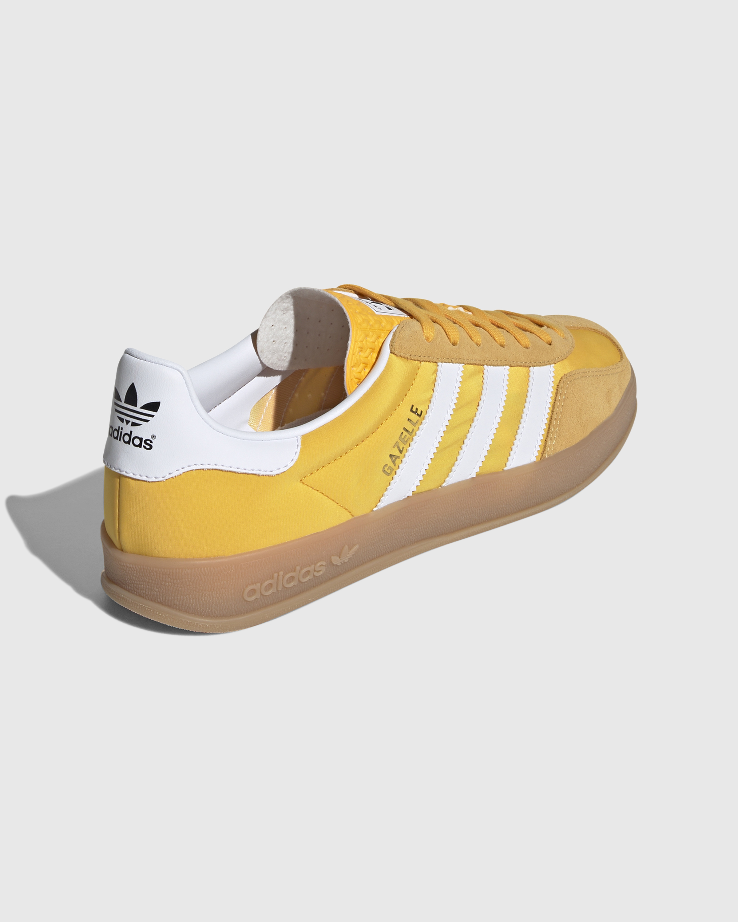 Adidas – Gazelle Indoor Yellow/White - Low Top Sneakers - Yellow - Image 4