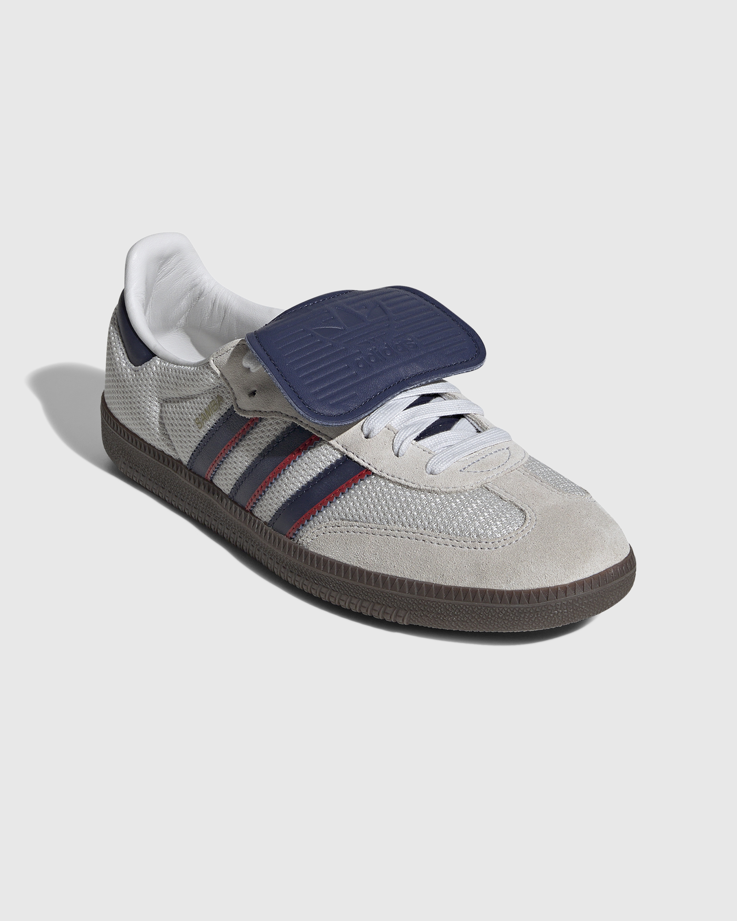 Adidas – Samba LT White/Blue/Gum - Low Top Sneakers - White - Image 3