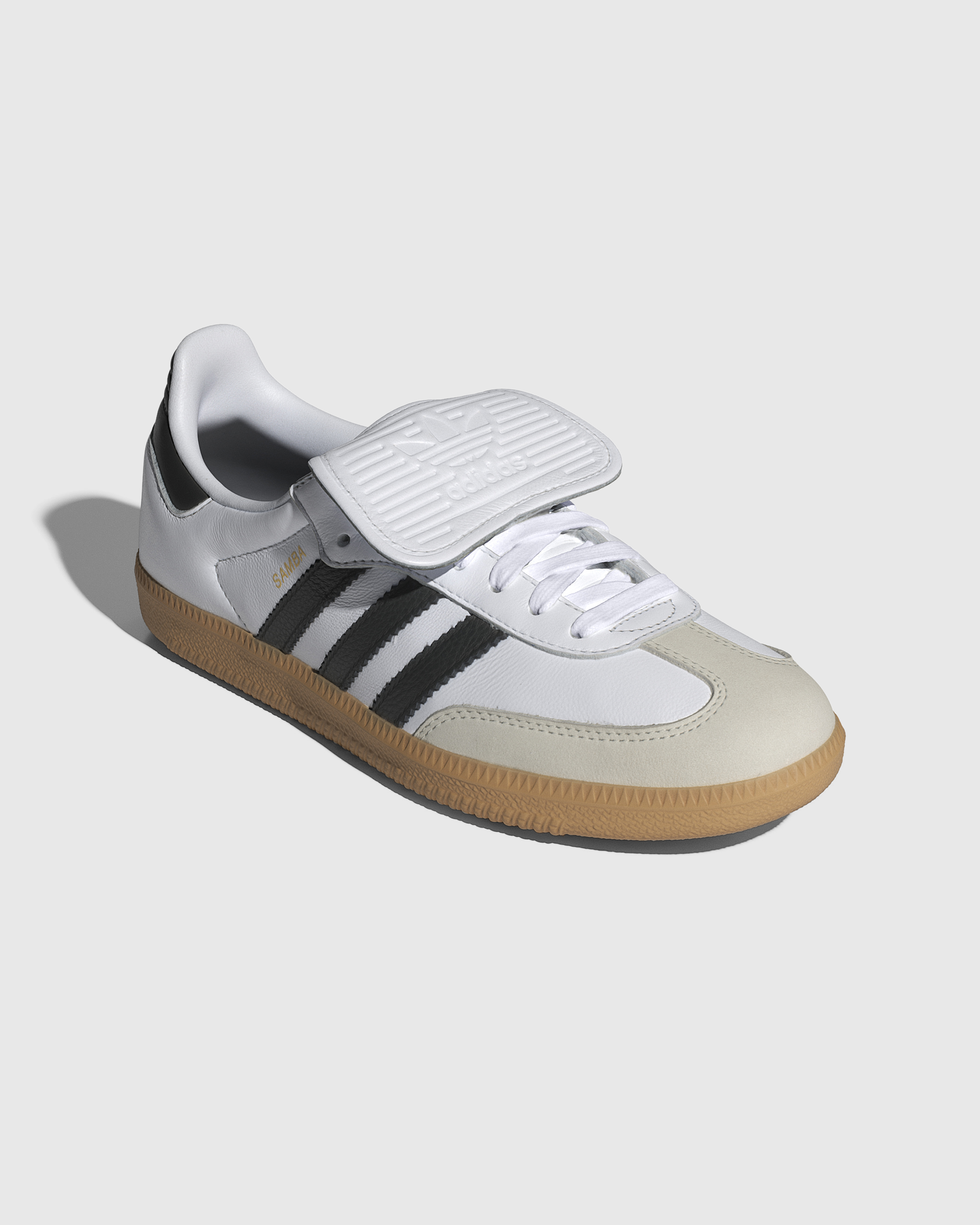 Adidas – Samba LT W White/Black/Gold - Low Top Sneakers - White - Image 3