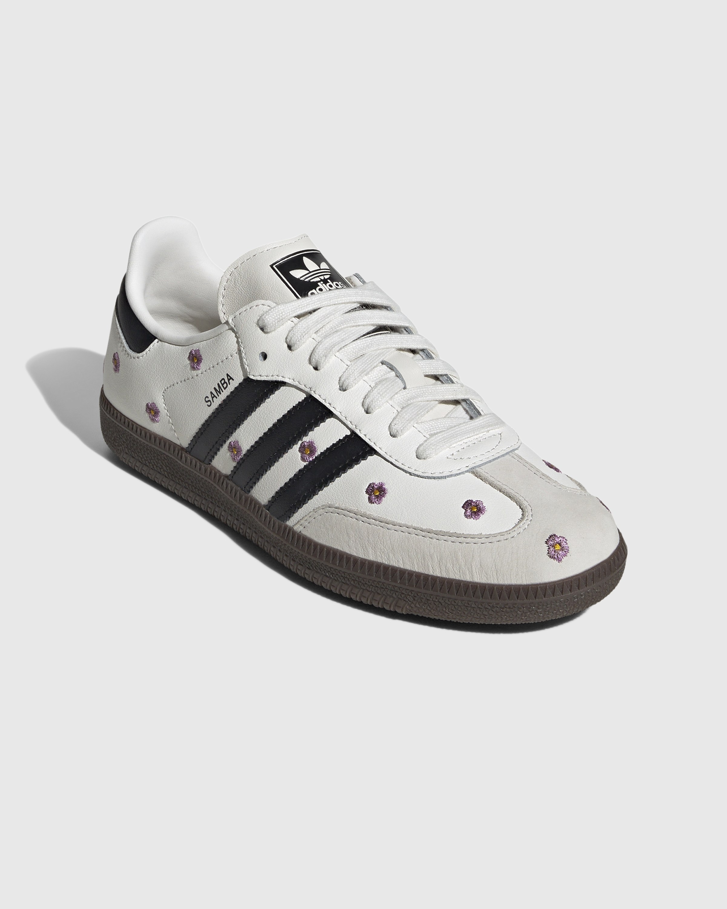 Adidas – Samba OG W White/Black/Gum - Low Top Sneakers - White - Image 3
