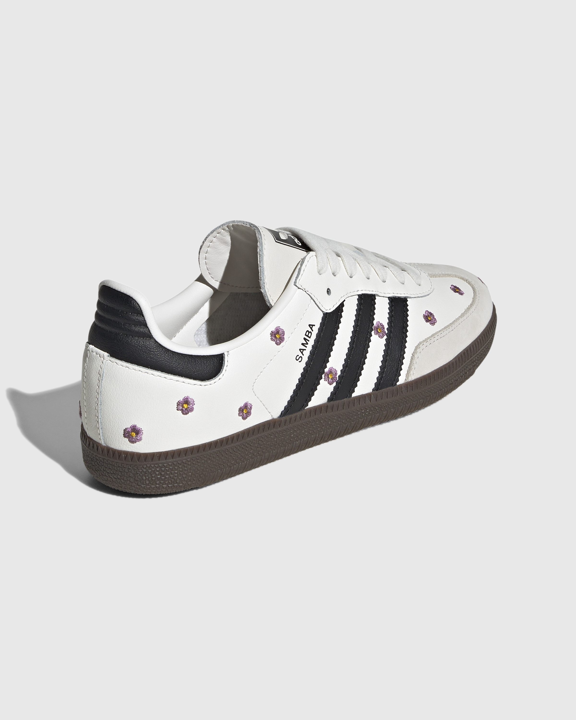 Adidas – Samba OG W White/Black/Gum - Low Top Sneakers - White - Image 4