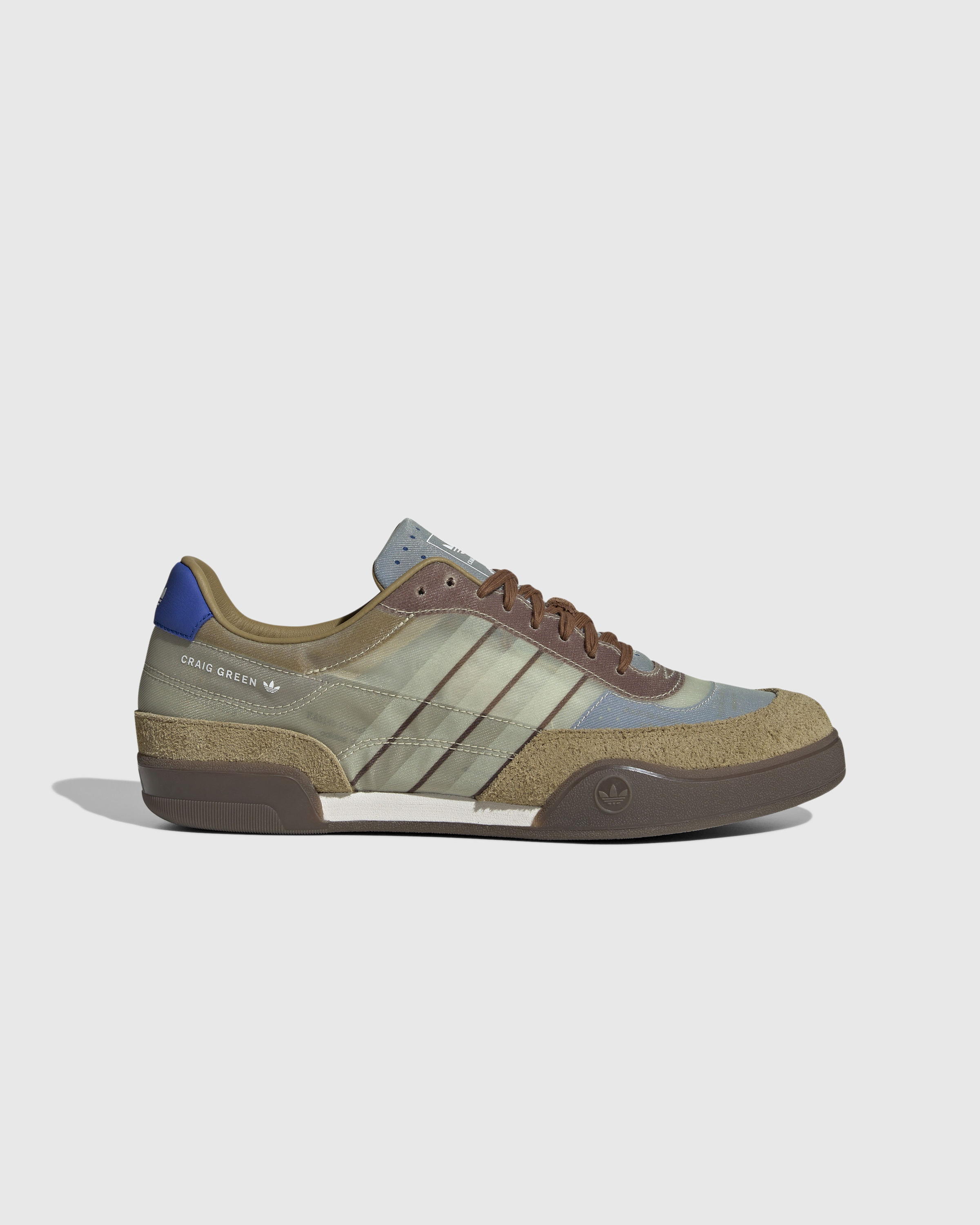 Adidas x Craig Green – Squash Polta Akh Dark Brown/Core Black/Blue - Low Top Sneakers - Brown - Image 1