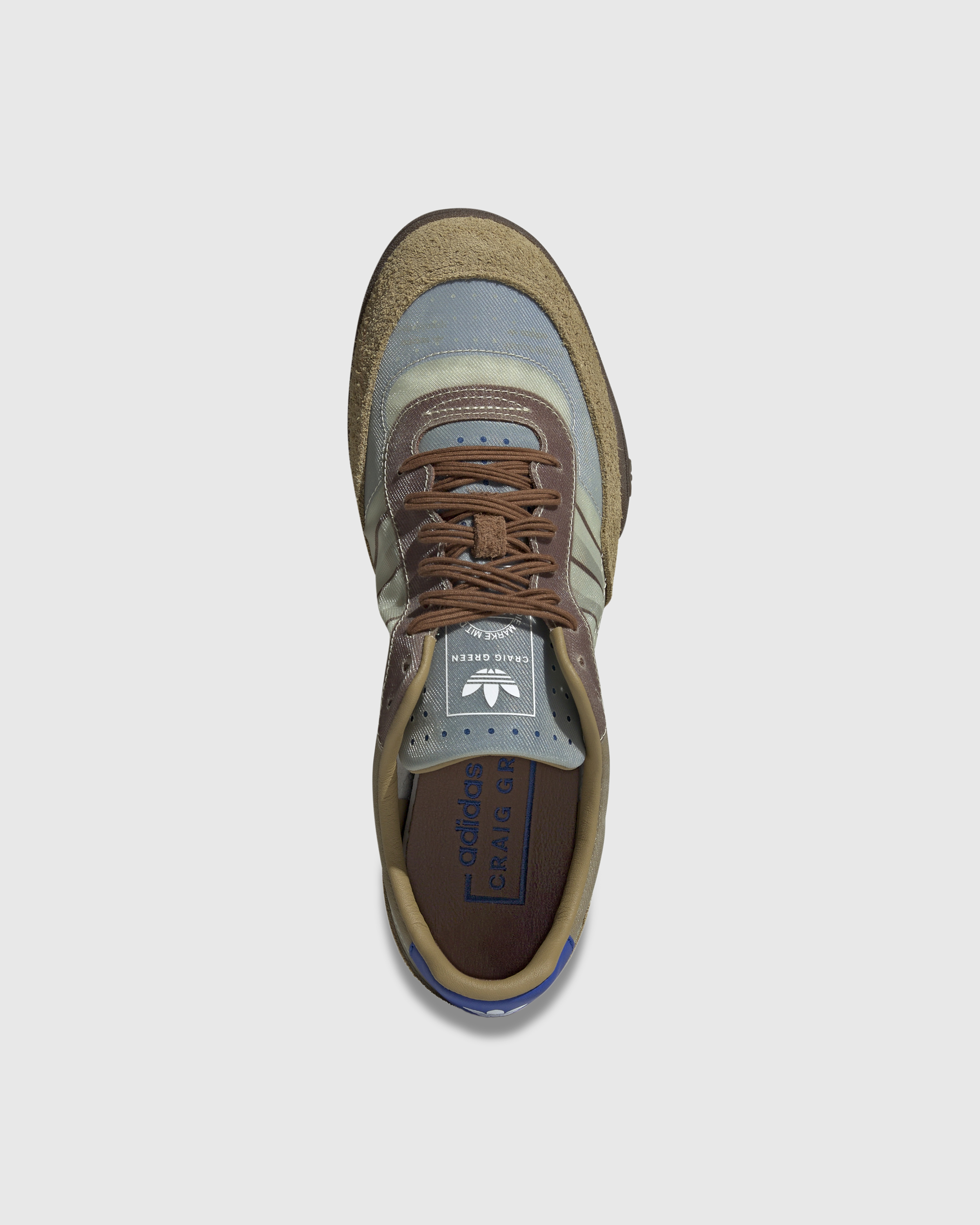 Adidas x Craig Green – Squash Polta Akh Dark Brown/Core Black/Blue - Low Top Sneakers - Brown - Image 5