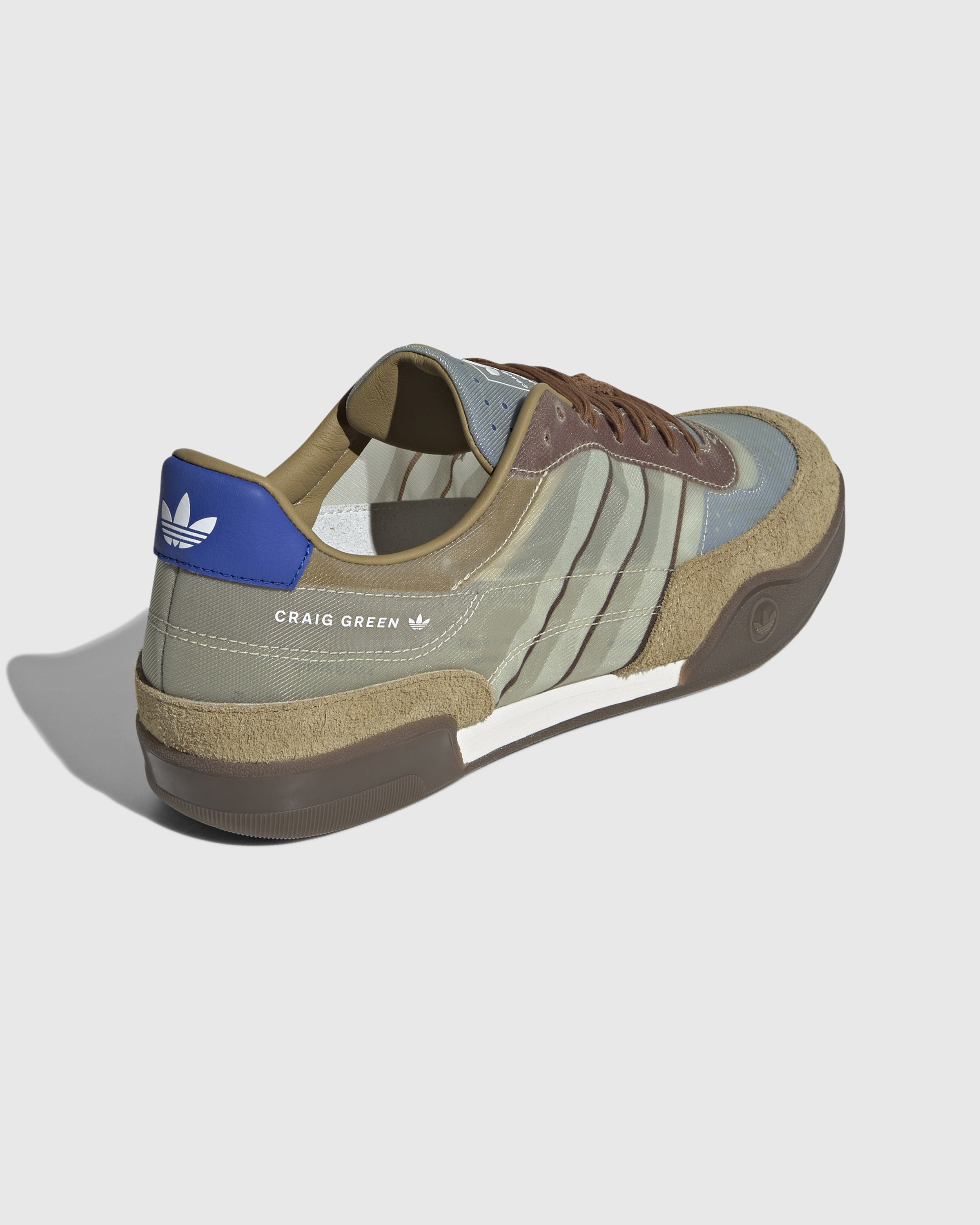 Adidas x Craig Green – Squash Polta Akh Dark Brown/Core Black/Blue - Low Top Sneakers - Brown - Image 4