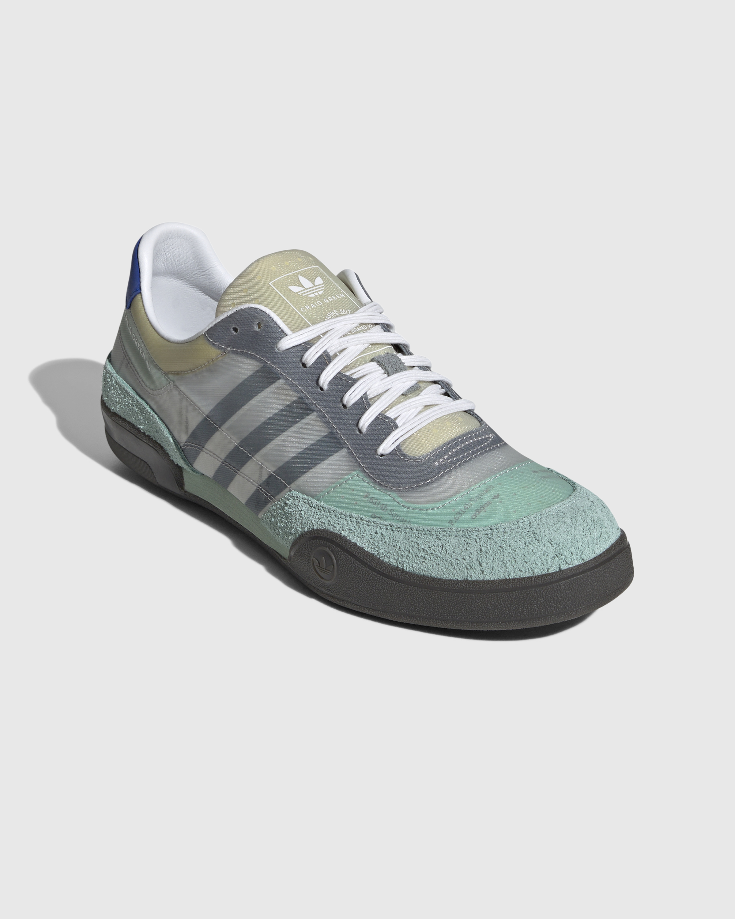 Adidas x Craig Green – Squash Polta Akh Green/Core White/Gum - Low Top Sneakers - Green - Image 3