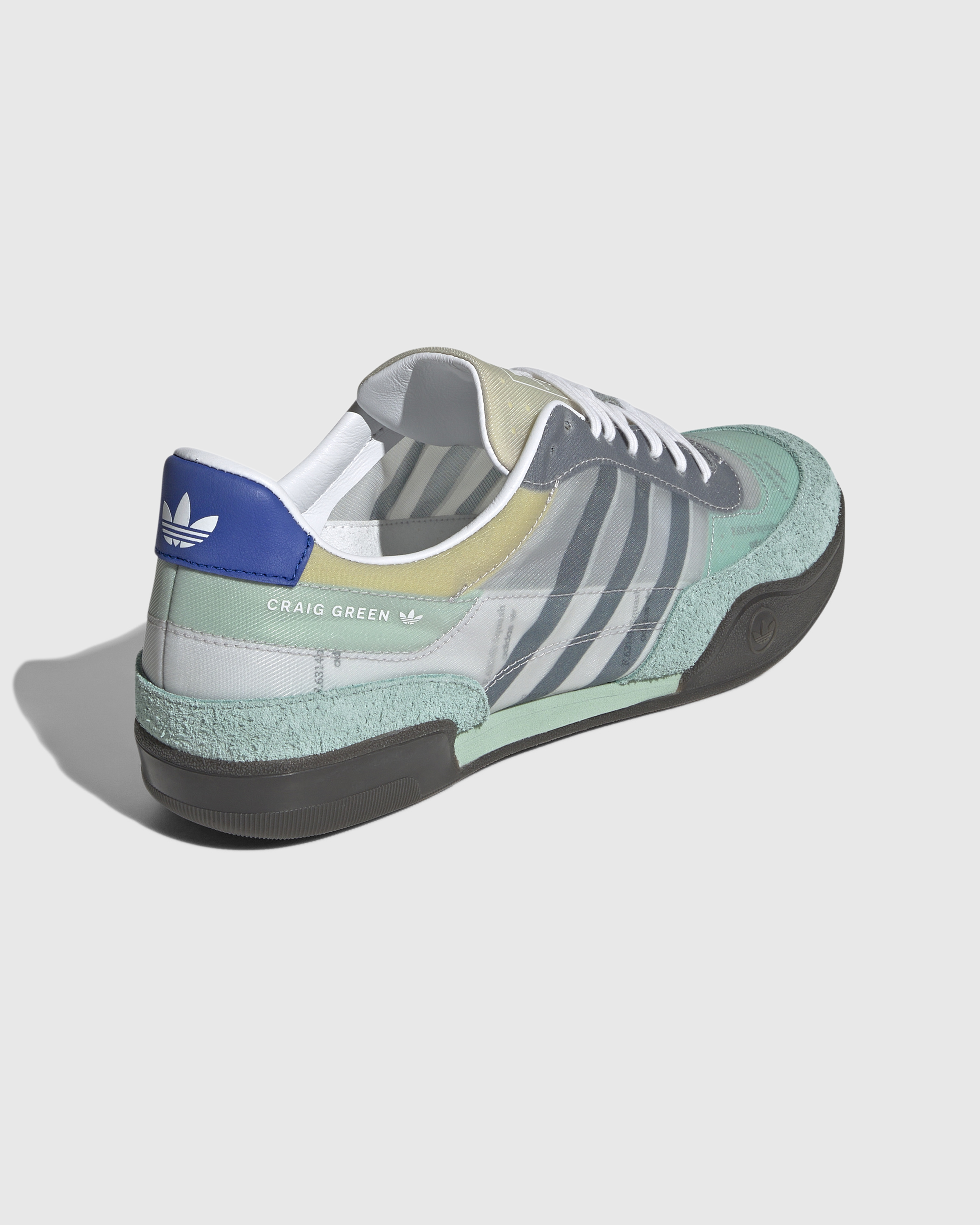 Adidas x Craig Green – Squash Polta Akh Green/Core White/Gum - Low Top Sneakers - Green - Image 4