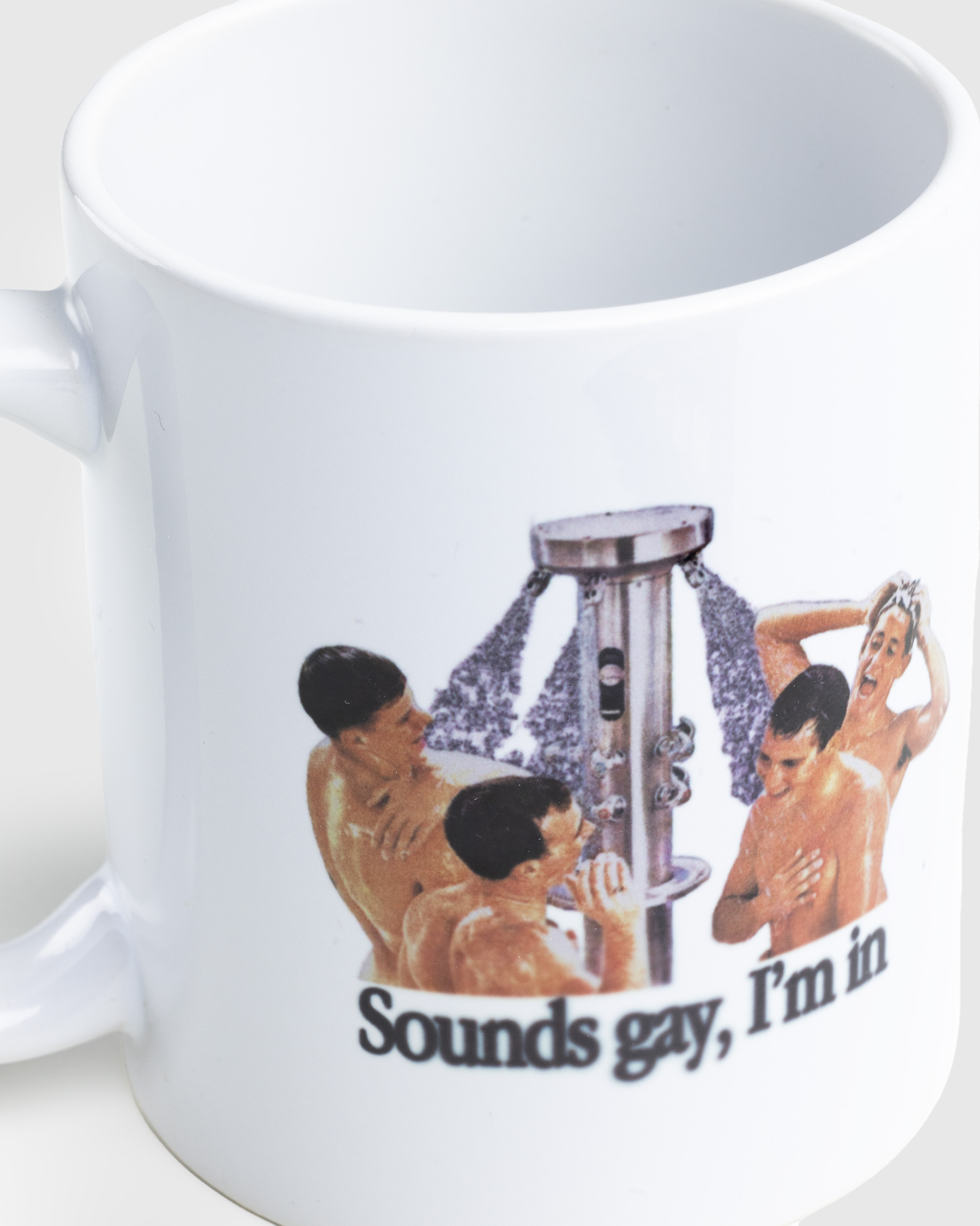 Carne Bollente – Sounds Gay I'm In Mug White - Mugs - White - Image 3