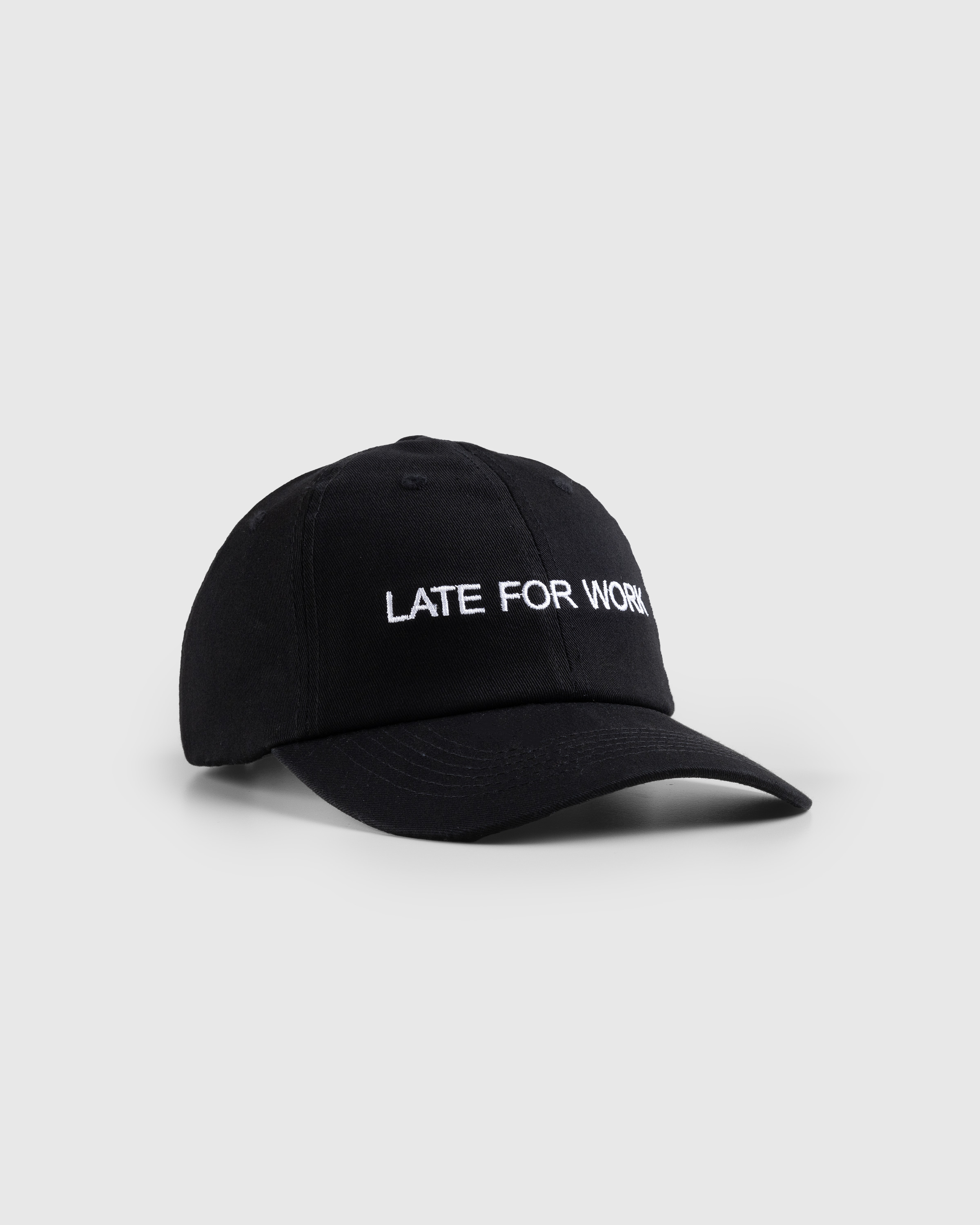 HO HO COCO – Late For Work Hat Black/White - Caps - Black - Image 1