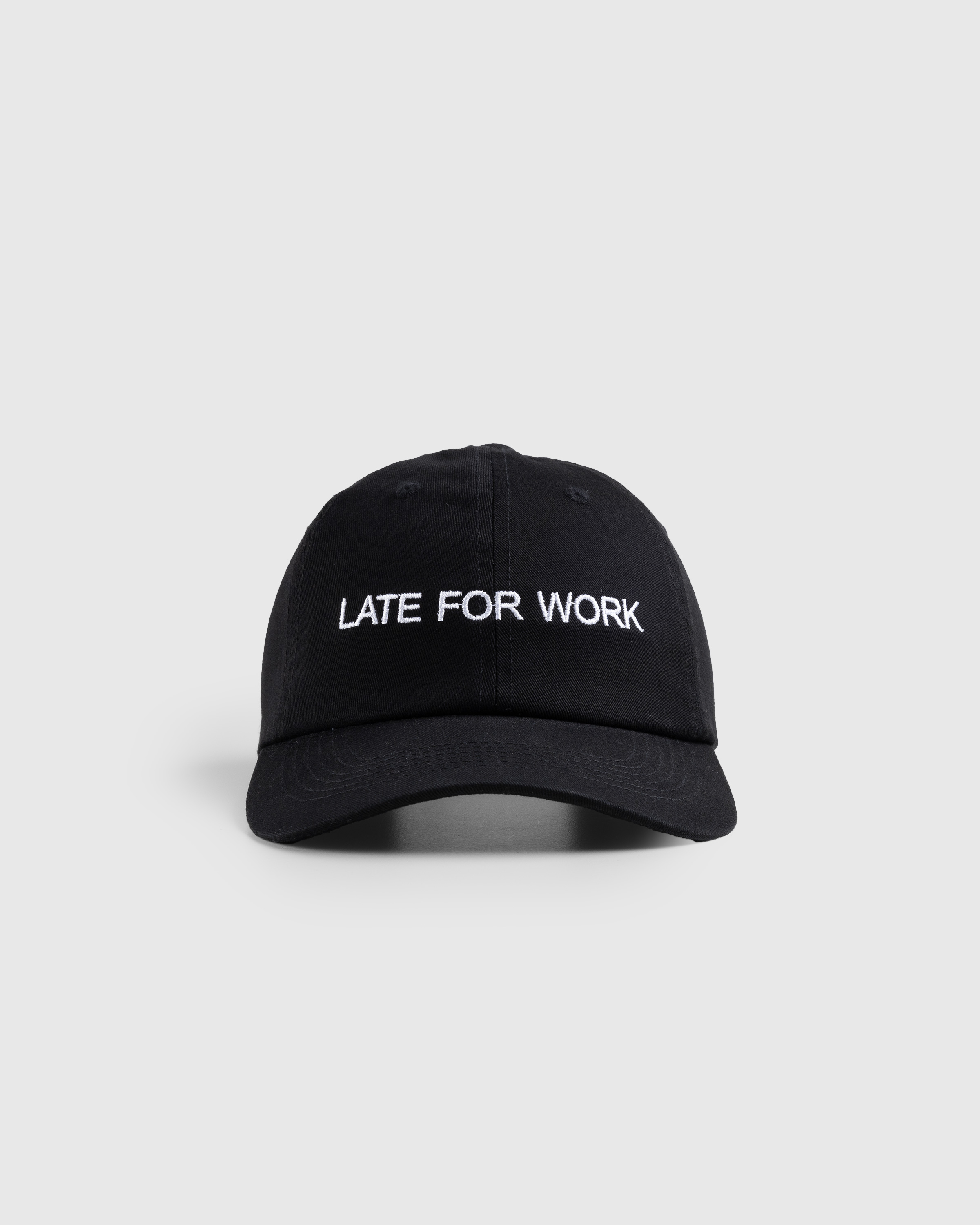 HO HO COCO – Late For Work Hat Black/White - Caps - Black - Image 4