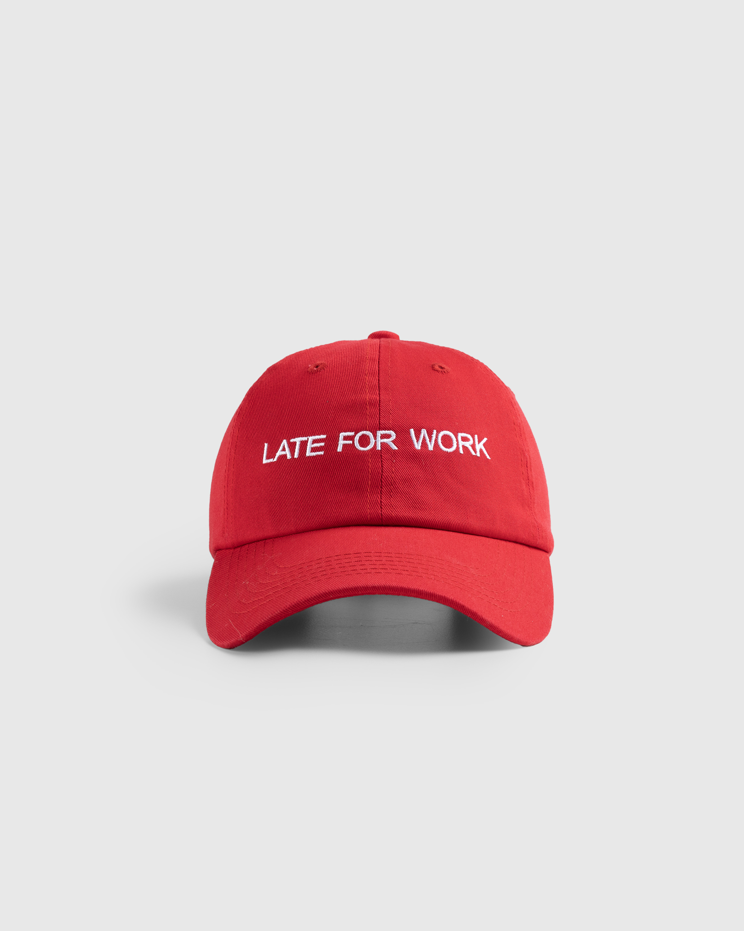 HO HO COCO – Late For Work Hat Red/White - Caps - Red - Image 4