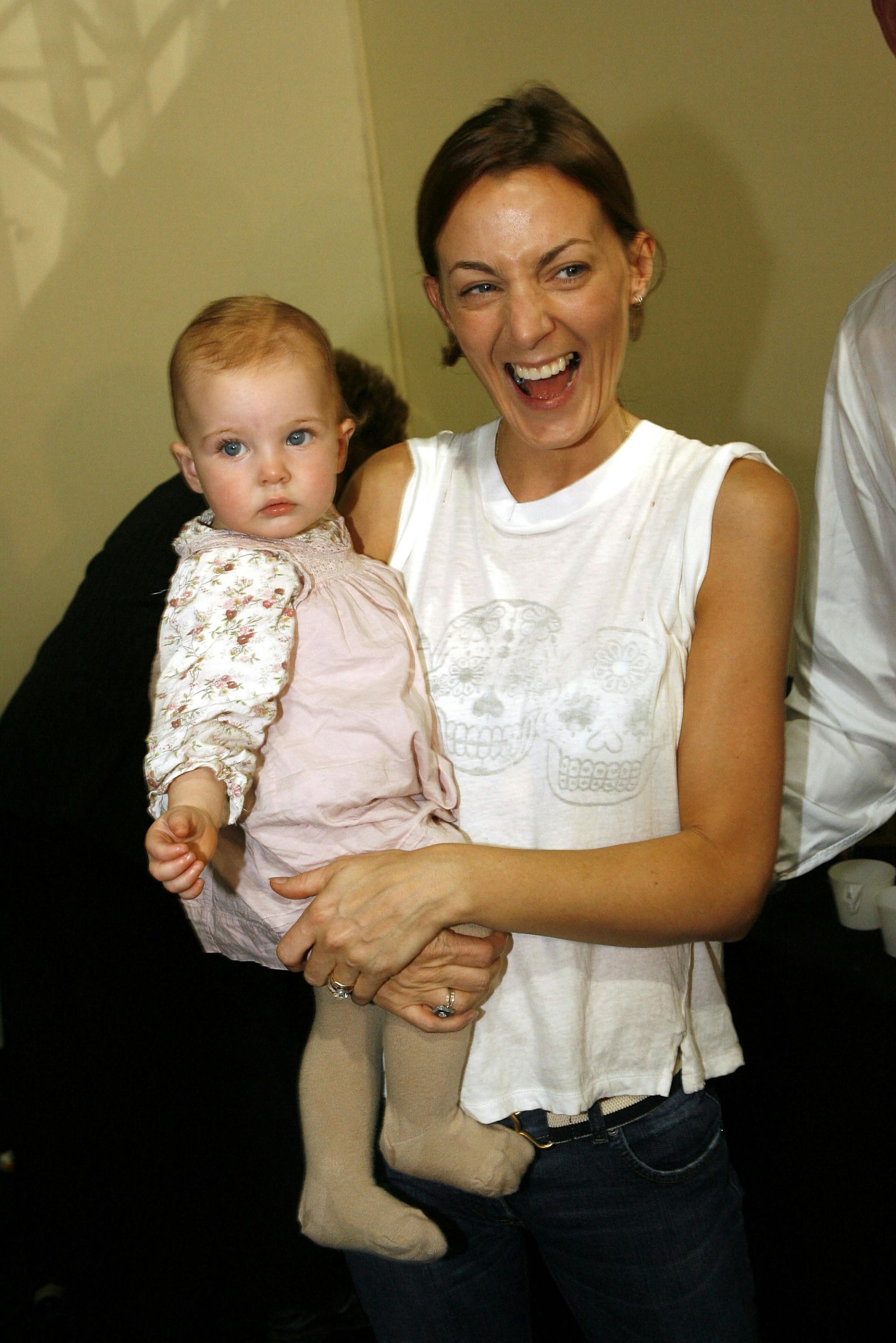 Phoebe Philo and her daughter, Maya Wigram