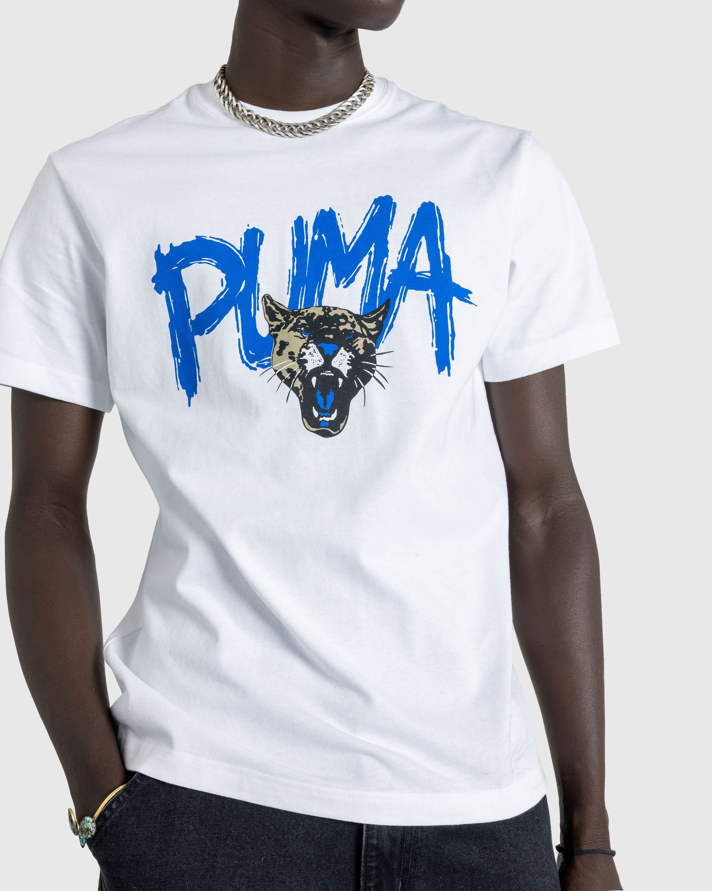 Puma – Graphic Tee White - Tops - White - Image 6