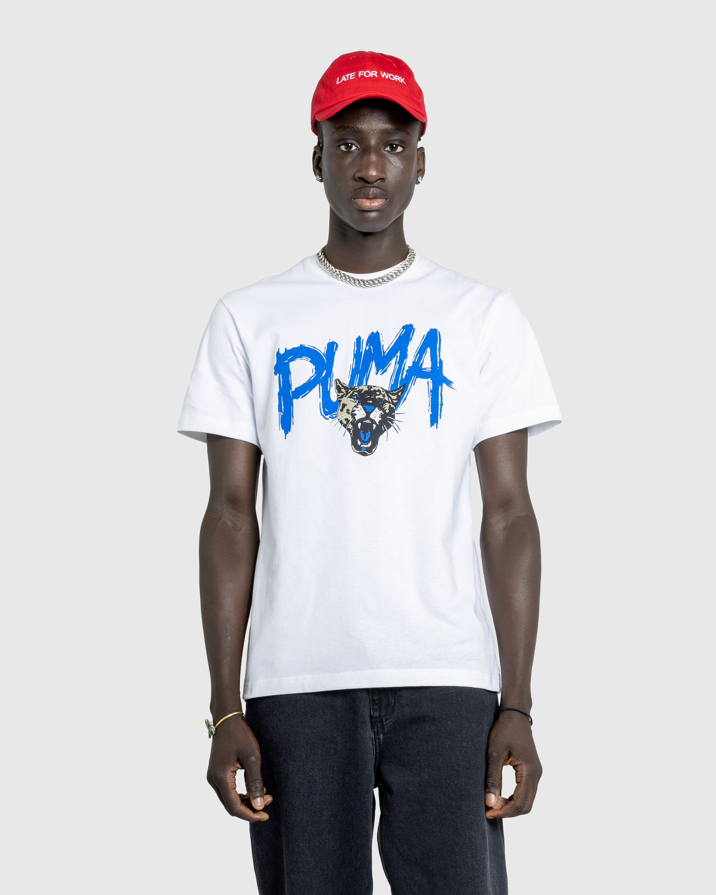 Puma – Graphic Tee White - Tops - White - Image 2
