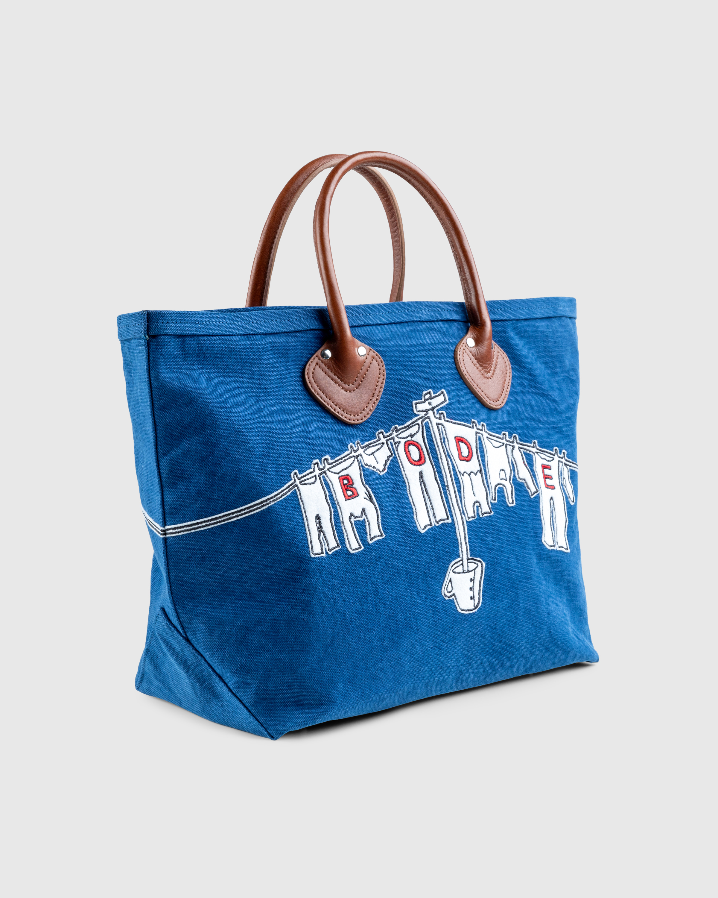 Bode – Clothesline Tote Blue Multi - Bags - Blue - Image 4