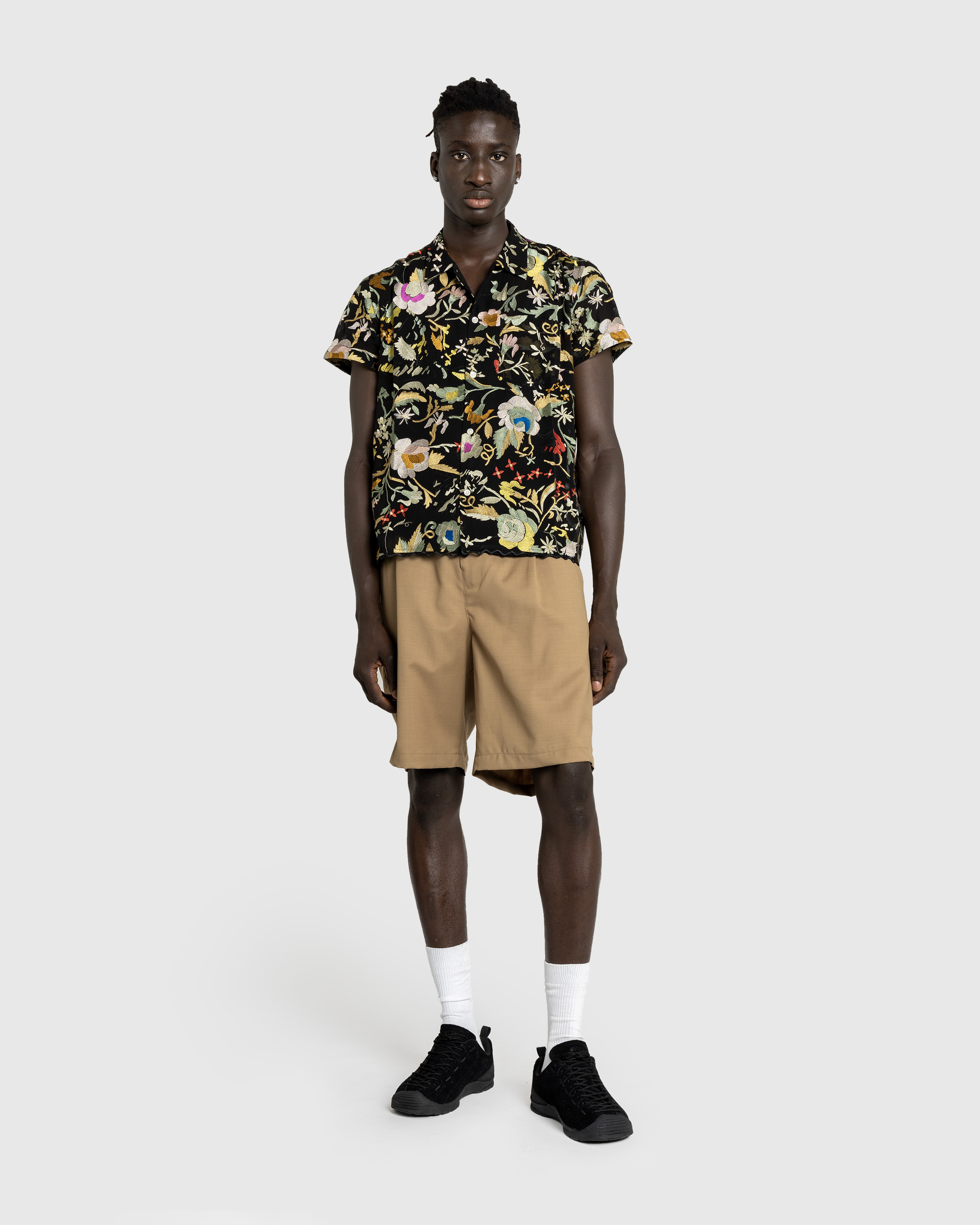 Bode – Heirloom Floral Short-Sleeve Shirt Multi - Shortsleeve Shirts - Orange - Image 3