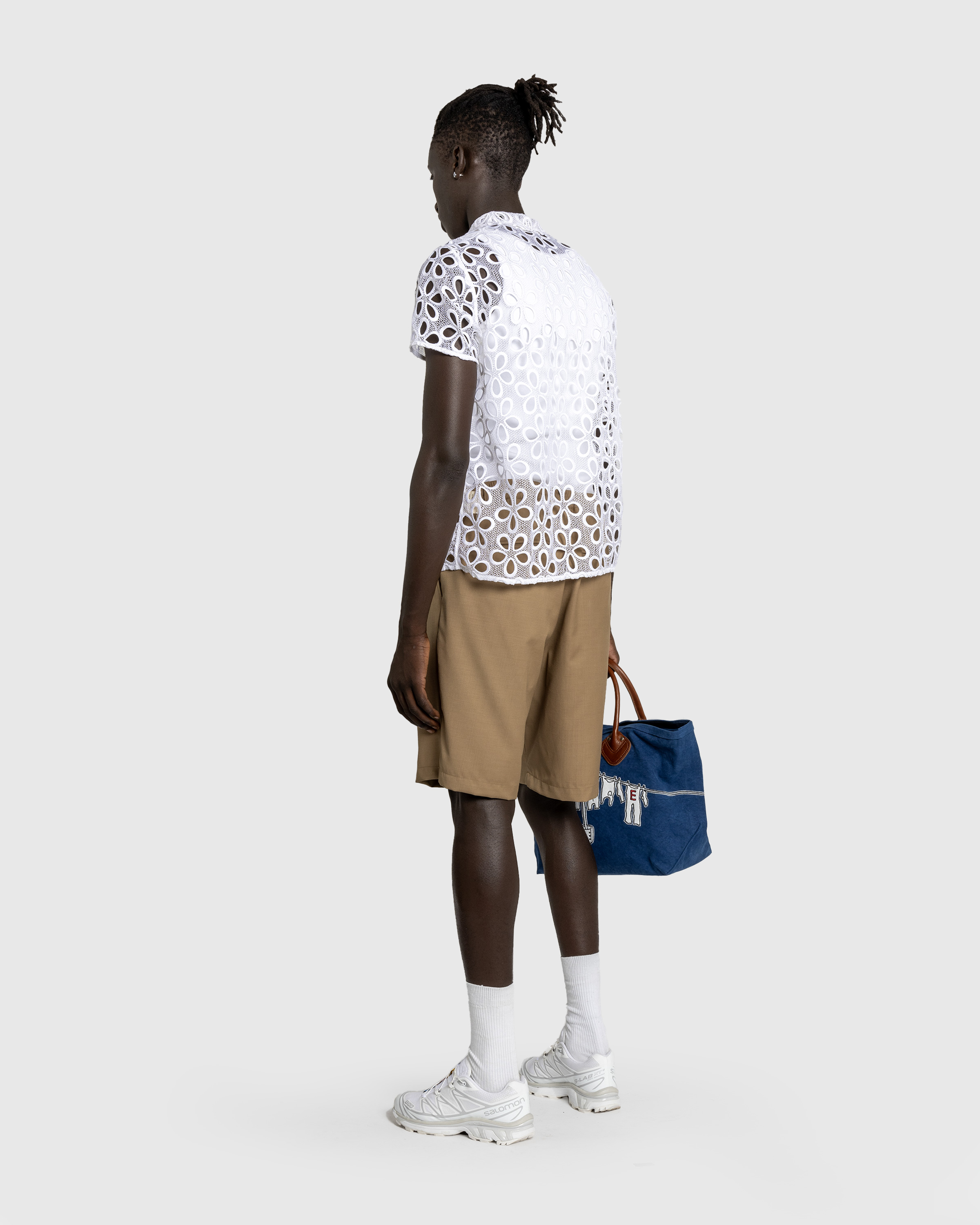 Bode – Primrose Lace Short-Sleeve Shirt Natural - Shortsleeve Shirts - Beige - Image 4