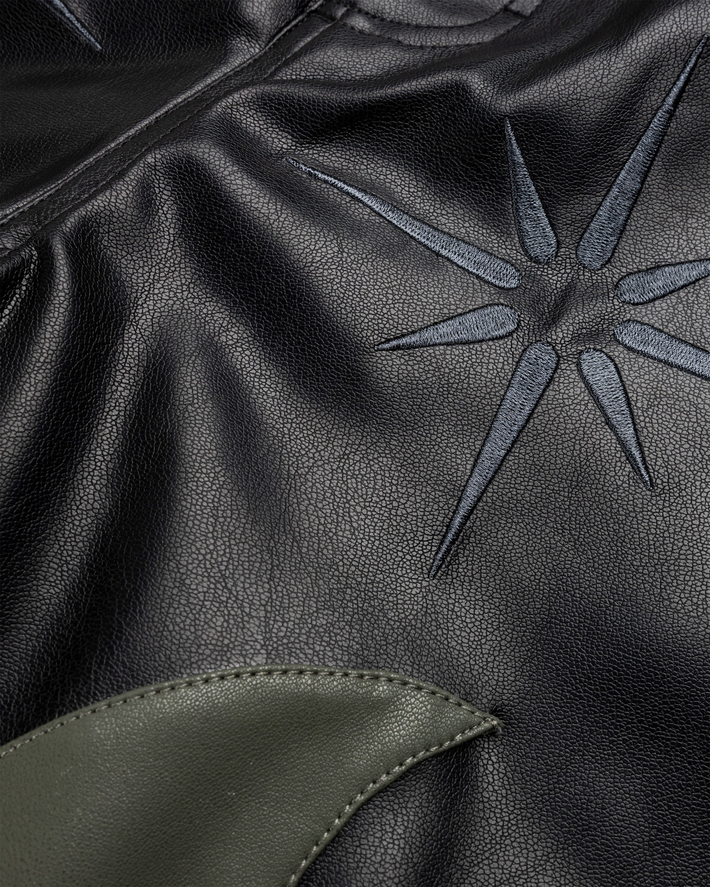 KUSIKOHC – Burn Detail Faux Leather Shorts Black - Shorts - Black - Image 7