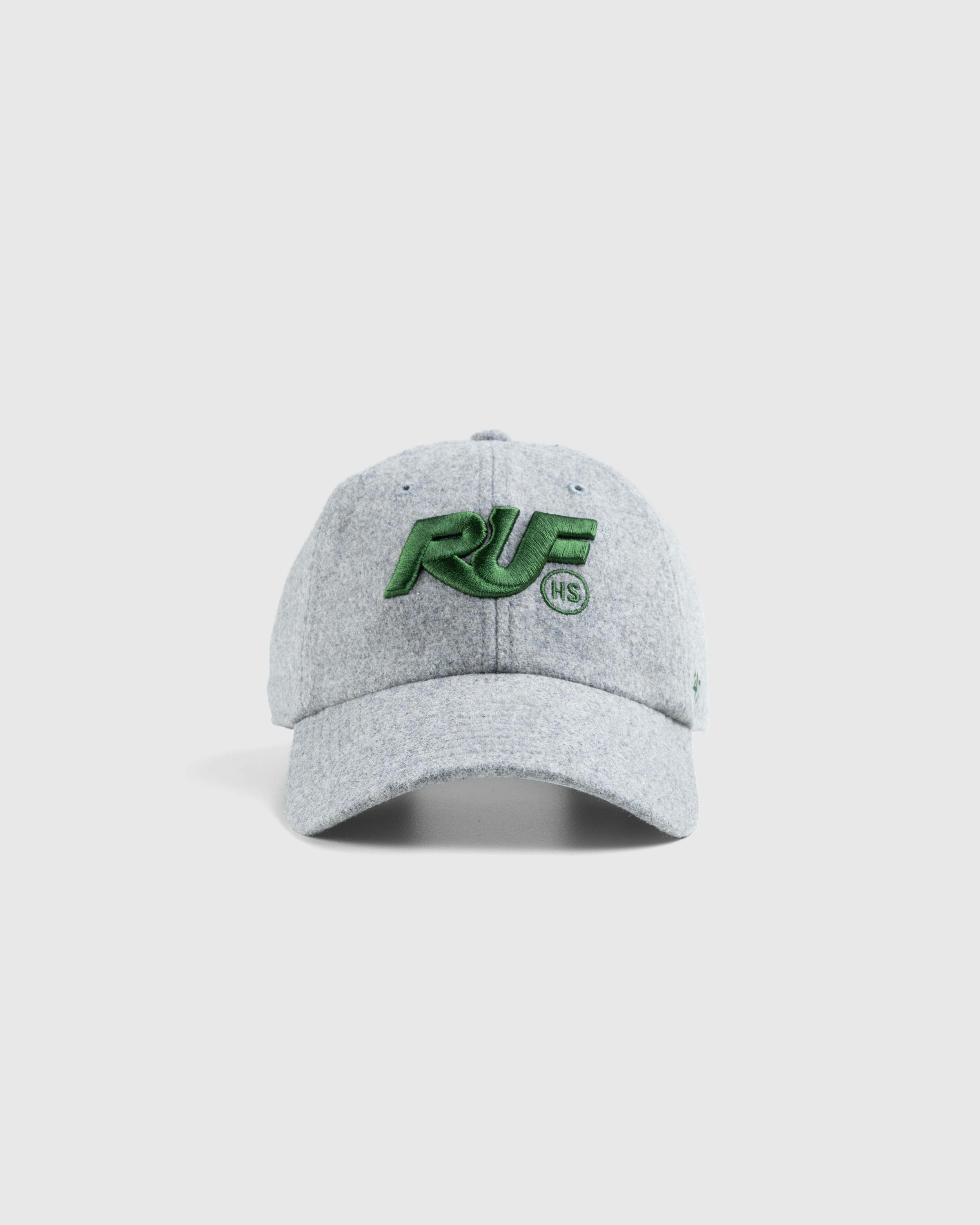 RUF x Highsnobiety – Wool Logo Cap Grey - Caps - Grey - Image 5