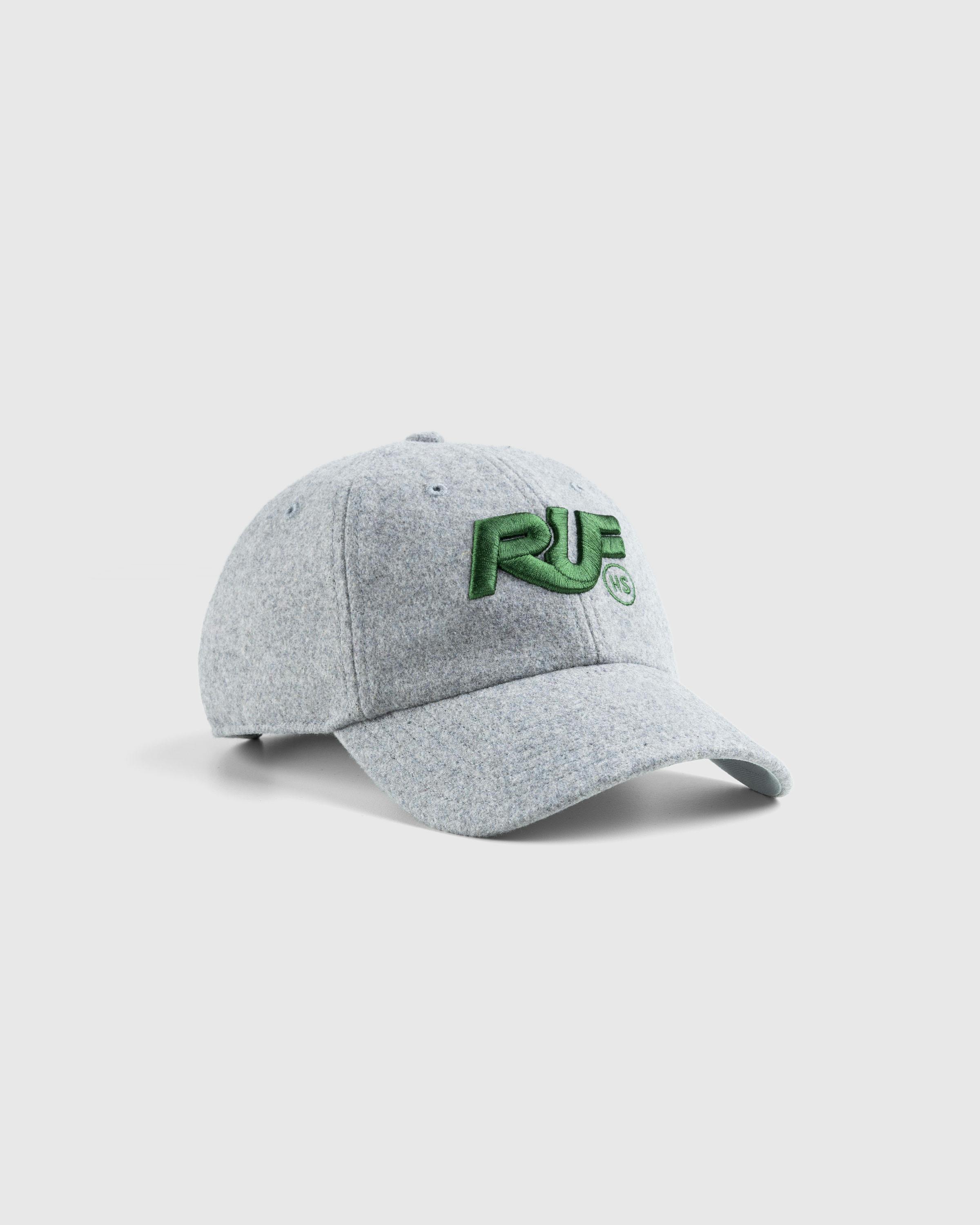 RUF x Highsnobiety – Wool Logo Cap Grey - Caps - Grey - Image 1