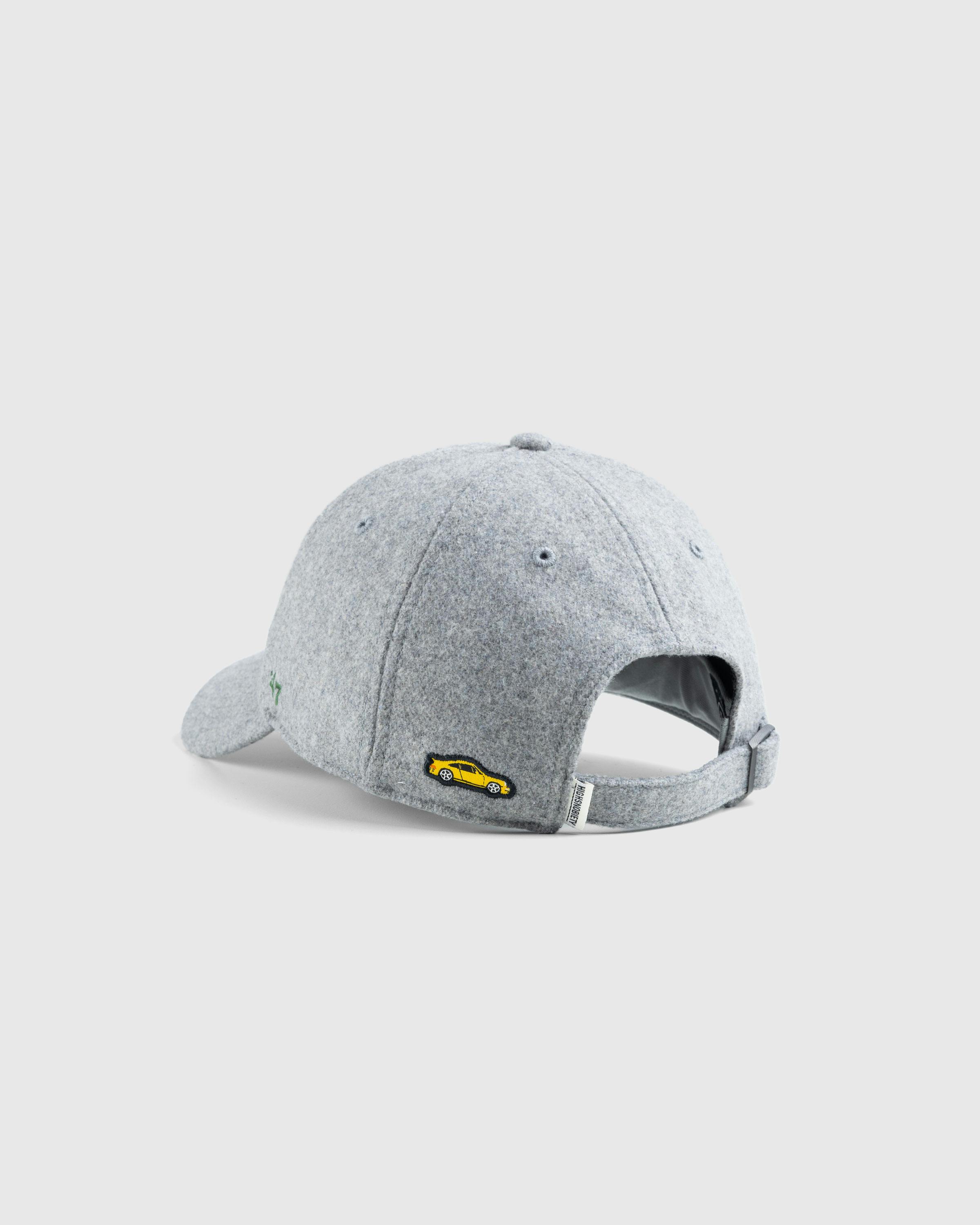 RUF x Highsnobiety – Wool Logo Cap Grey - Caps - Grey - Image 4