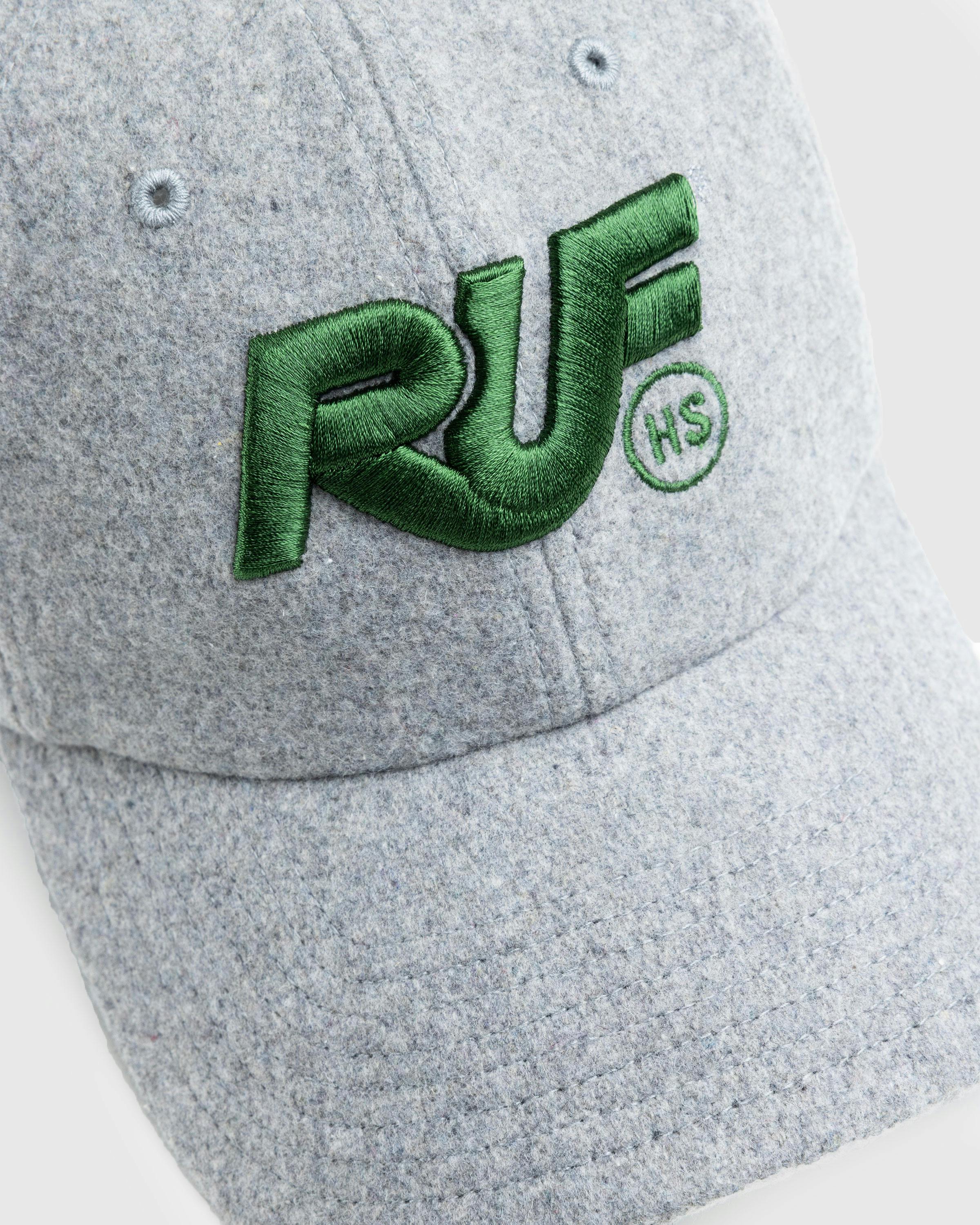 RUF x Highsnobiety – Wool Logo Cap Grey - Caps - Grey - Image 7