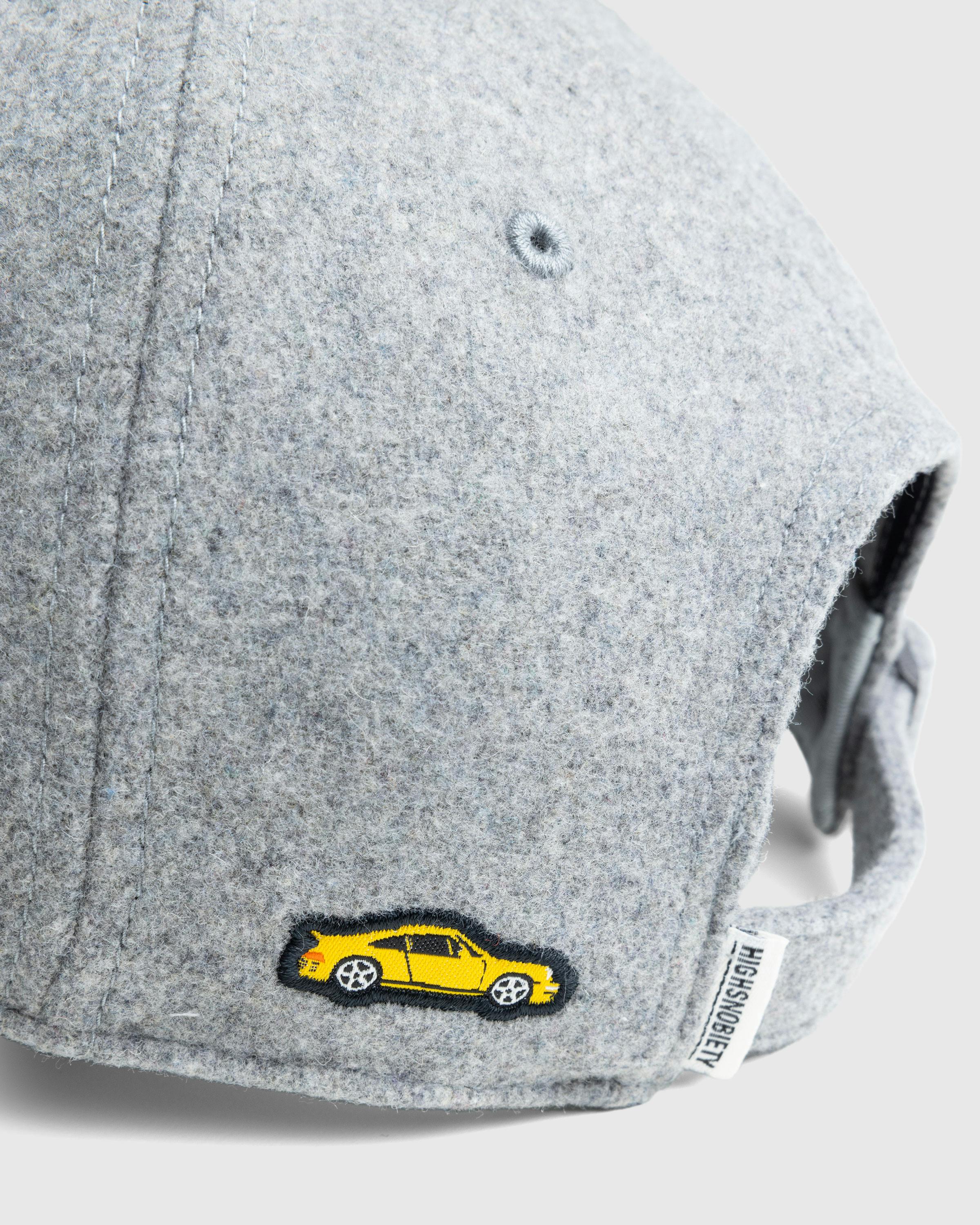 RUF x Highsnobiety – Wool Logo Cap Grey - Caps - Grey - Image 8